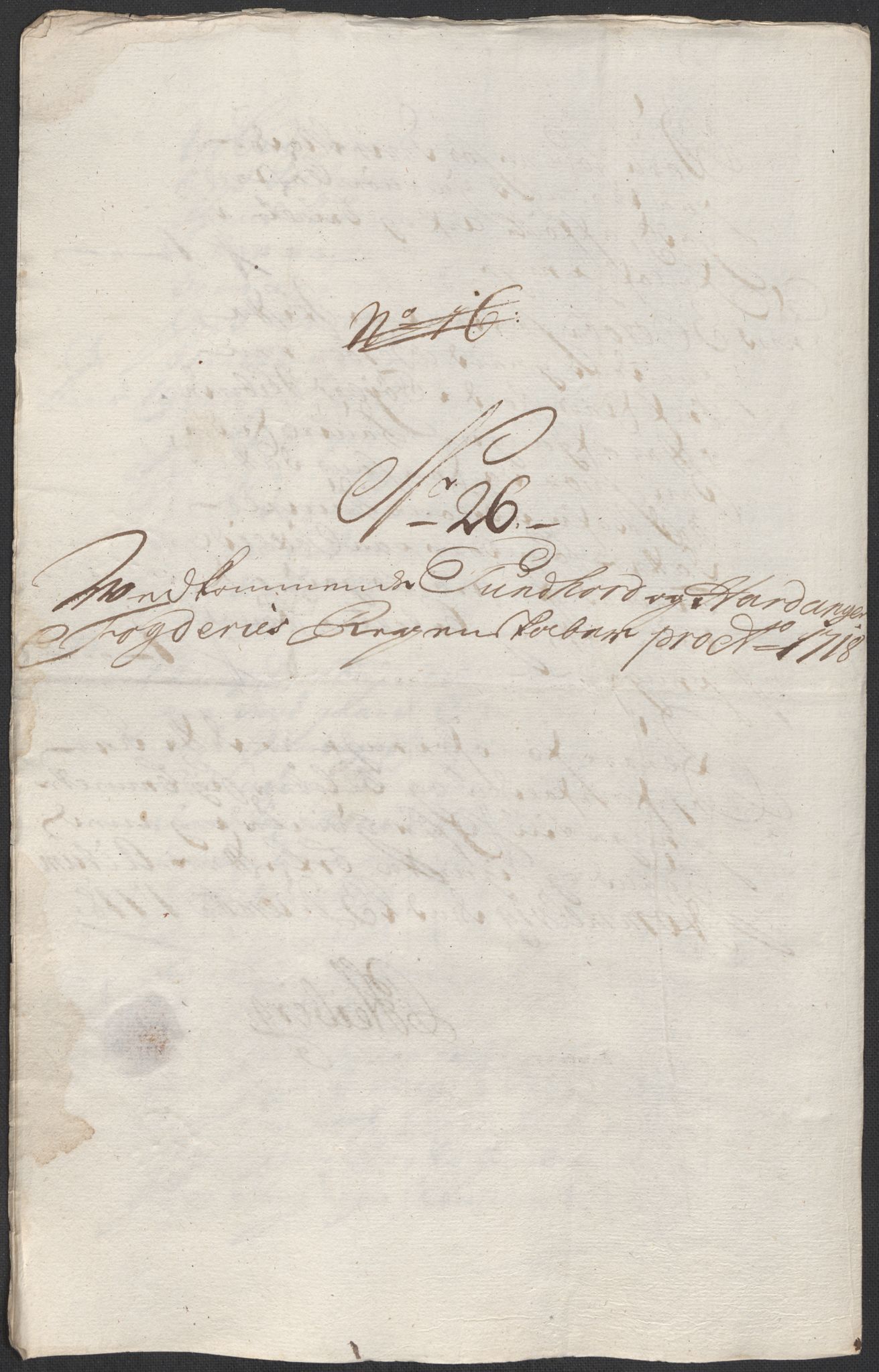 Rentekammeret inntil 1814, Reviderte regnskaper, Fogderegnskap, AV/RA-EA-4092/R48/L2995: Fogderegnskap Sunnhordland og Hardanger, 1718, p. 156