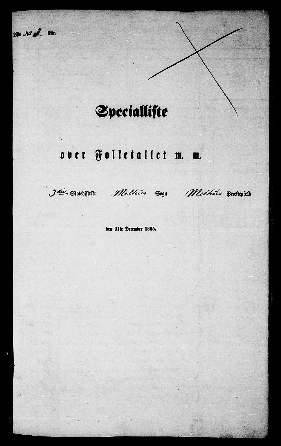 RA, 1865 census for Melhus, 1865, p. 61