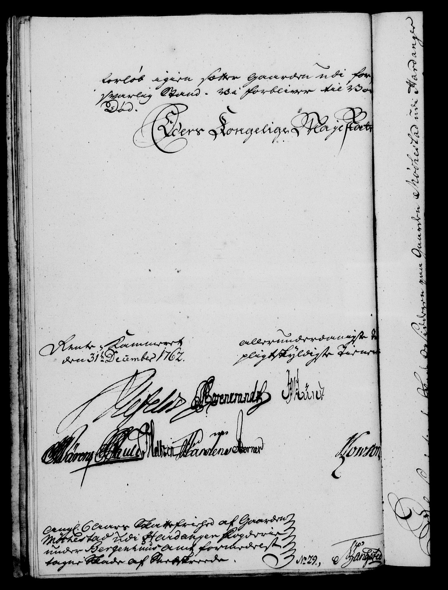 Rentekammeret, Kammerkanselliet, AV/RA-EA-3111/G/Gf/Gfa/L0045: Norsk relasjons- og resolusjonsprotokoll (merket RK 52.45), 1763, p. 42