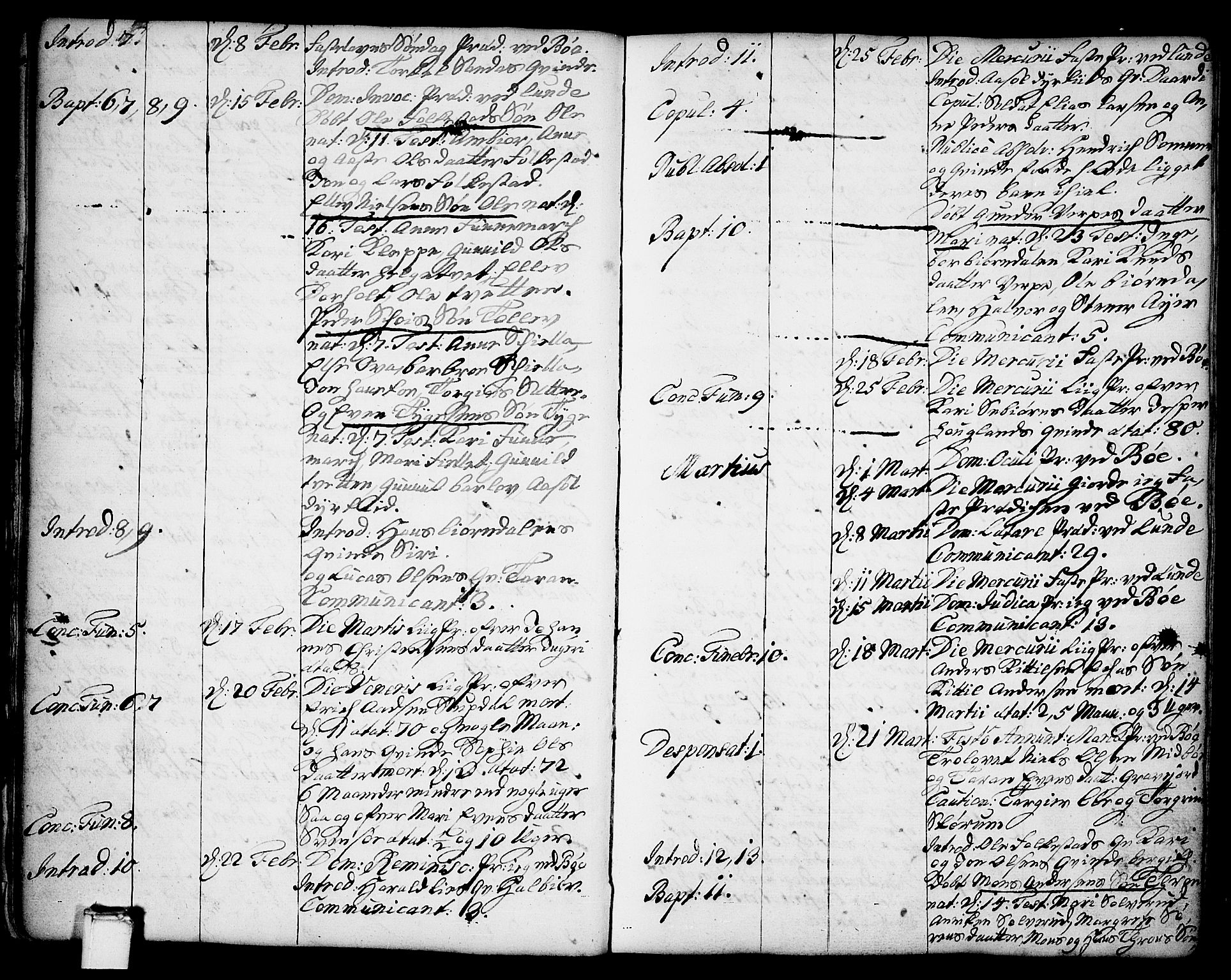 Bø kirkebøker, SAKO/A-257/F/Fa/L0004: Parish register (official) no. 4, 1748-1785