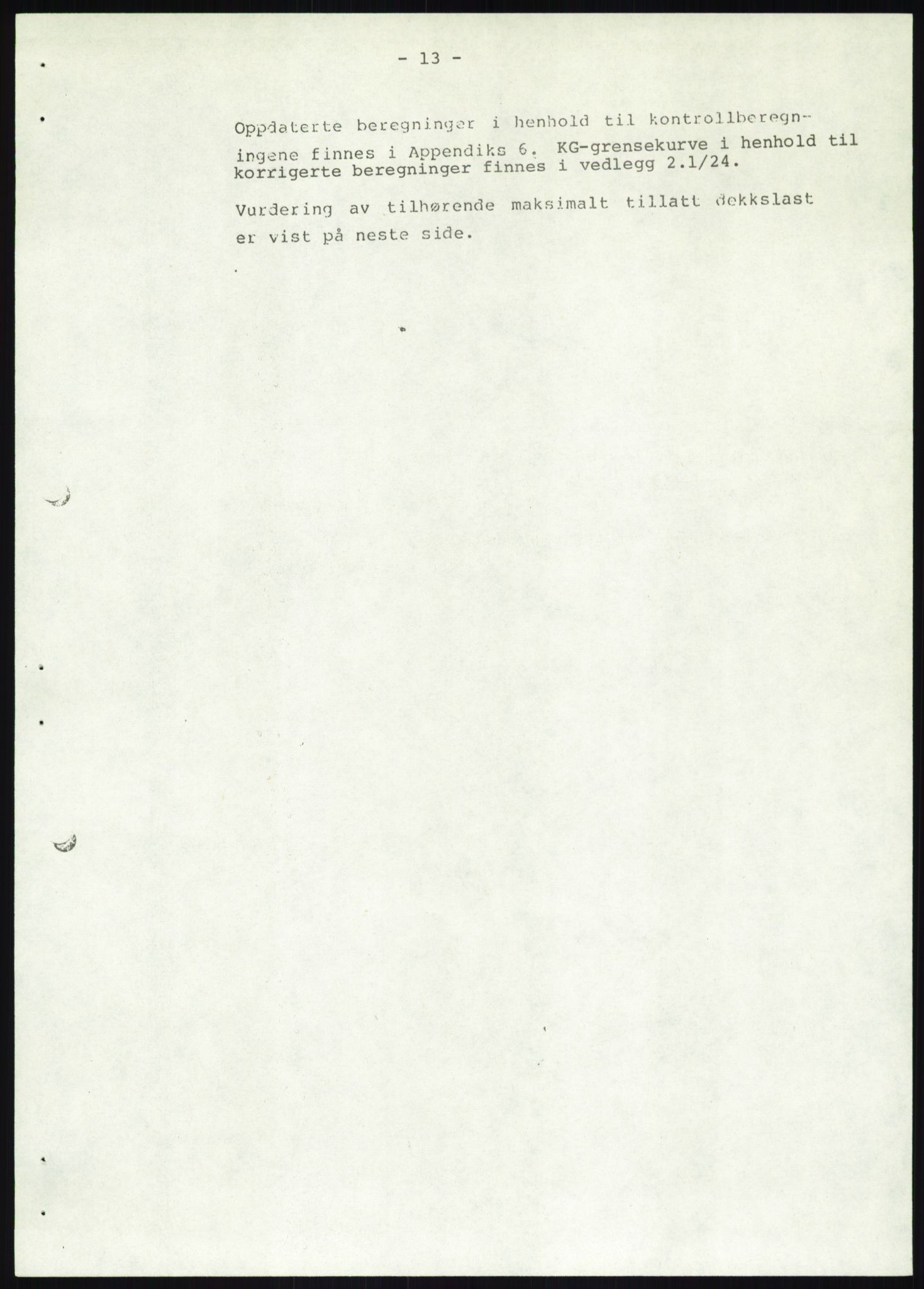 Justisdepartementet, Granskningskommisjonen ved Alexander Kielland-ulykken 27.3.1980, AV/RA-S-1165/D/L0019: S Værforhold (Doku.liste + S1-S5 av 5)/ T (T1-T2)/ U Stabilitet (Doku.liste + U1-U5 av 5), 1980-1981, p. 826