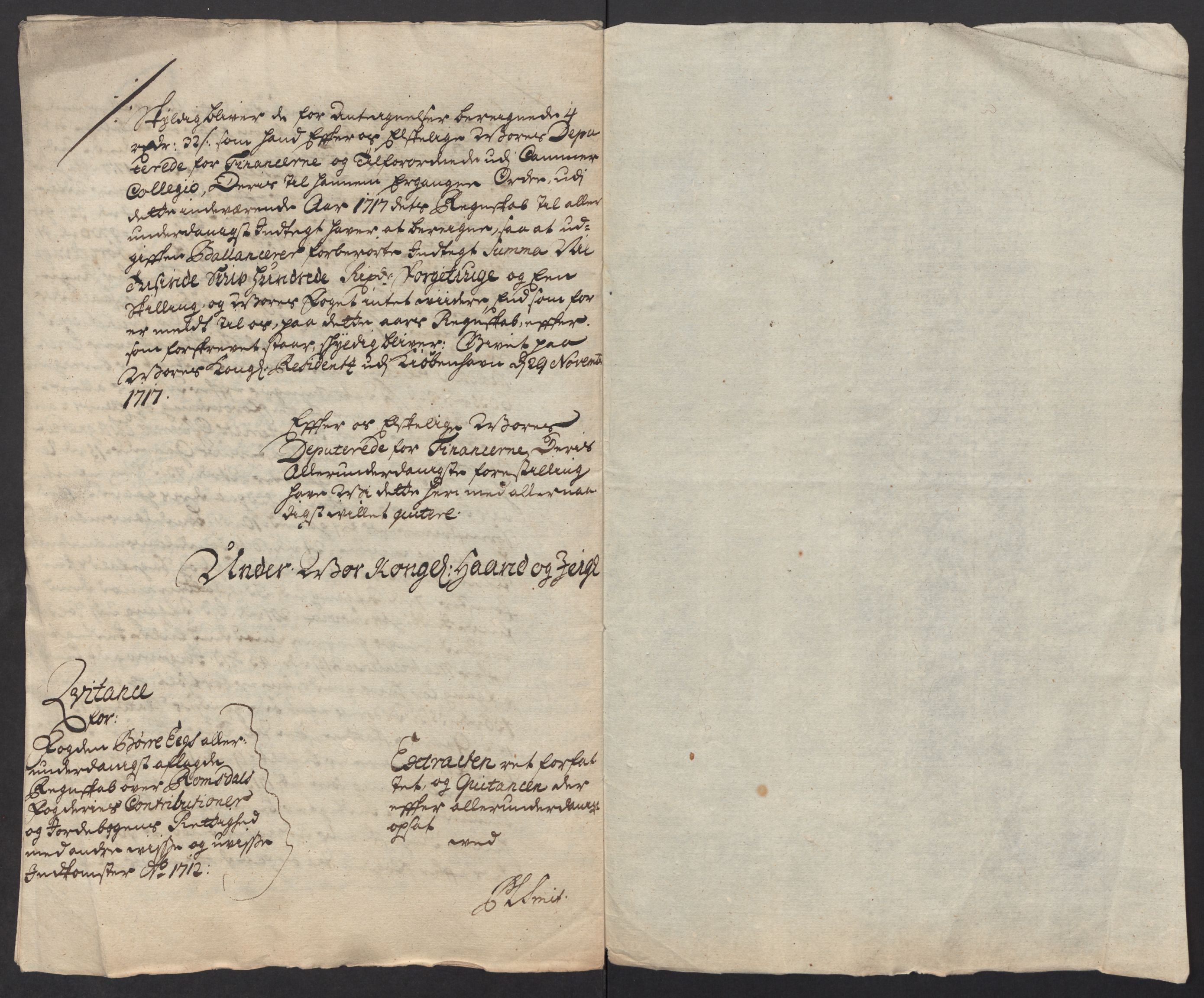 Rentekammeret inntil 1814, Reviderte regnskaper, Fogderegnskap, AV/RA-EA-4092/R55/L3661: Fogderegnskap Romsdal, 1712, p. 266