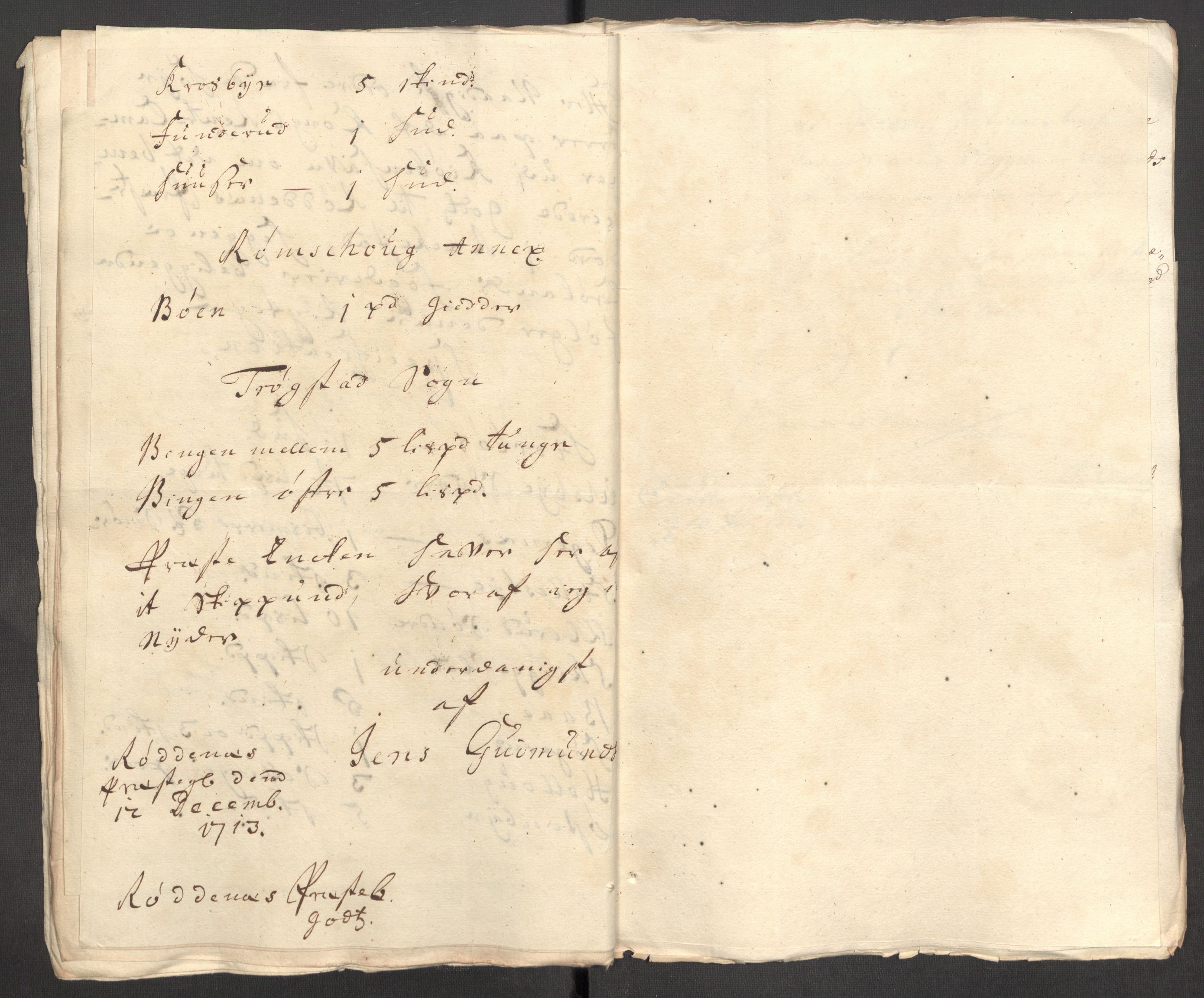 Rentekammeret inntil 1814, Reviderte regnskaper, Fogderegnskap, AV/RA-EA-4092/R07/L0307: Fogderegnskap Rakkestad, Heggen og Frøland, 1713, p. 174