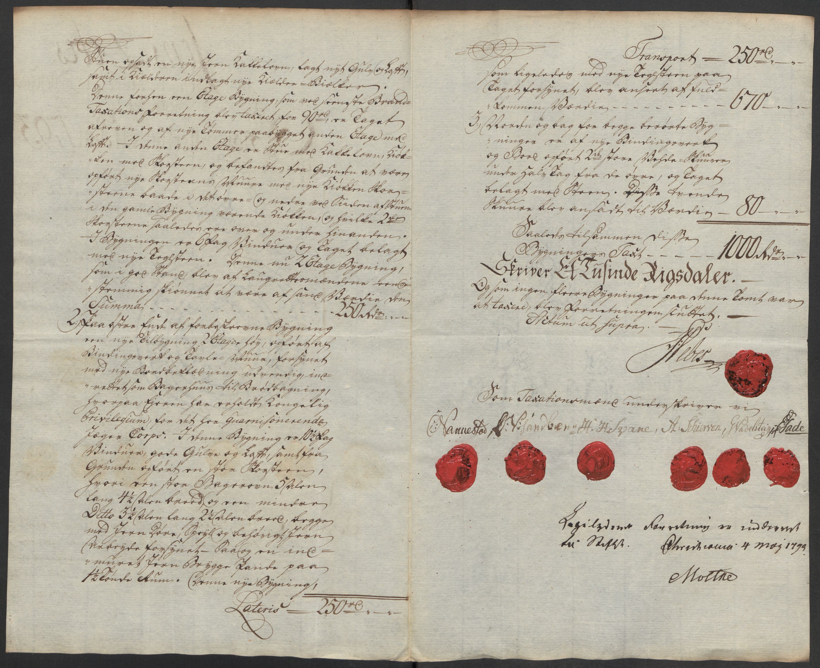 Kommersekollegiet, Brannforsikringskontoret 1767-1814, AV/RA-EA-5458/F/Fa/L0040/0006: Moss / Dokumenter, 1767-1807, p. 90