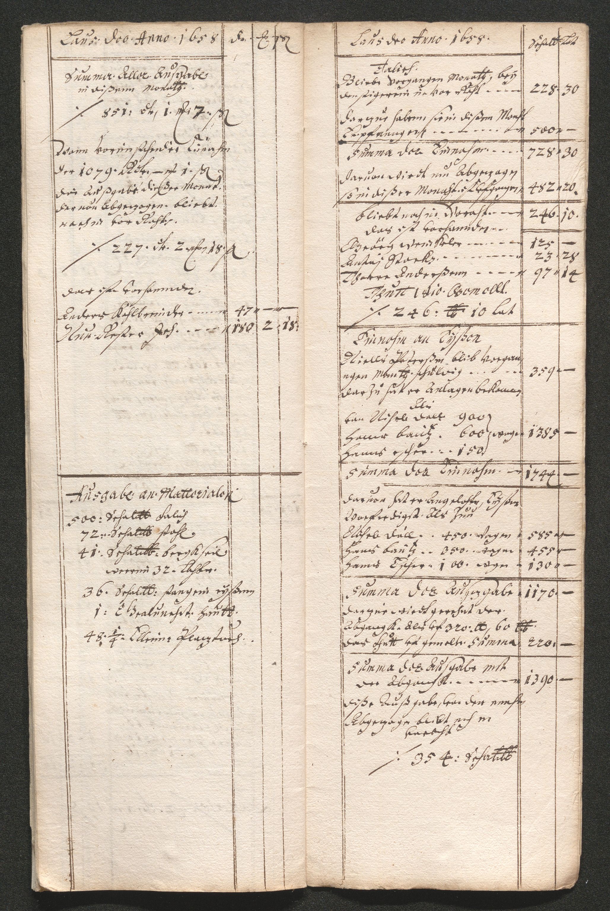 Kongsberg Sølvverk 1623-1816, AV/SAKO-EA-3135/001/D/Dc/Dcd/L0033: Utgiftsregnskap for gruver m.m. , 1658, p. 180