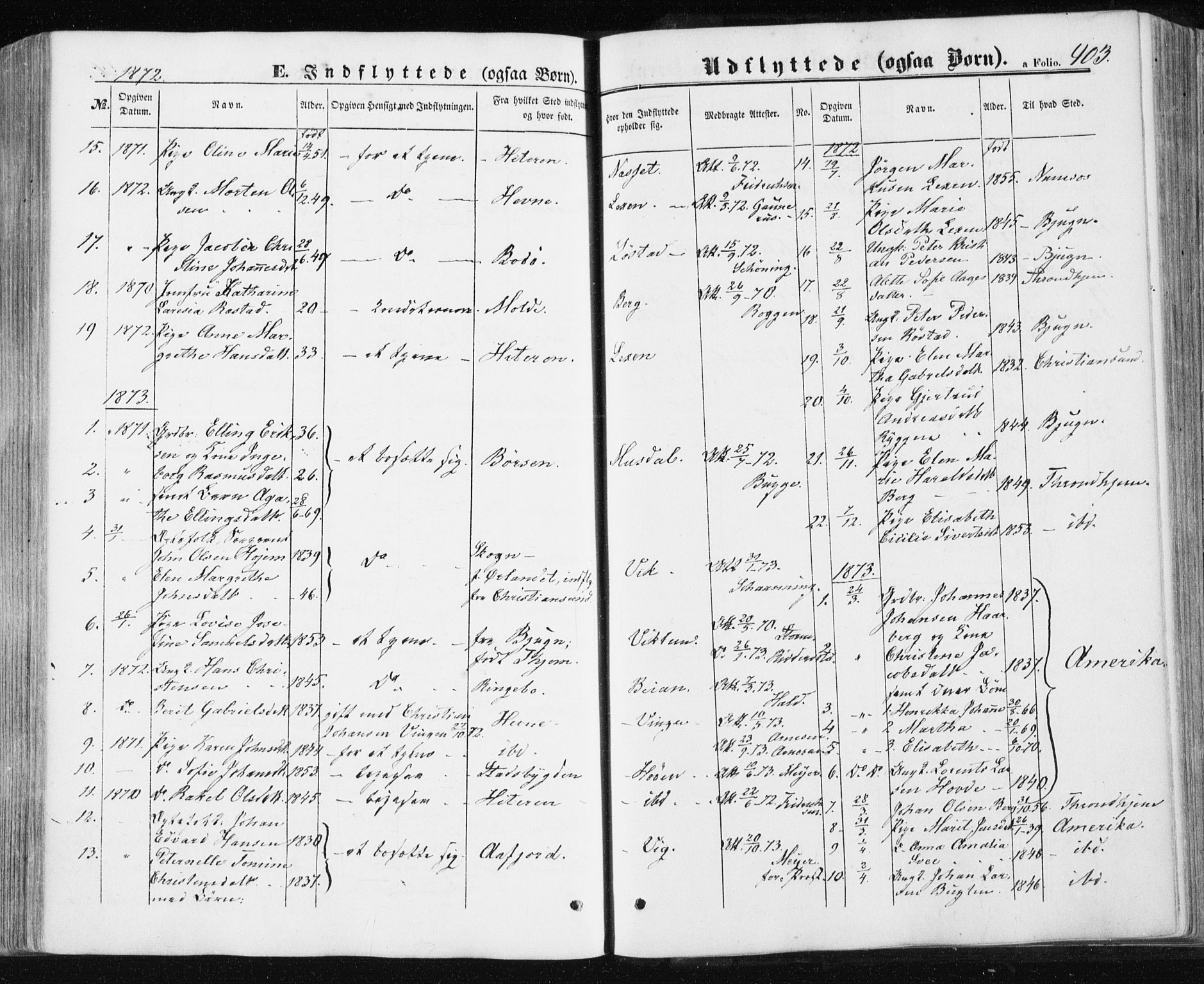 Ministerialprotokoller, klokkerbøker og fødselsregistre - Sør-Trøndelag, SAT/A-1456/659/L0737: Parish register (official) no. 659A07, 1857-1875, p. 403