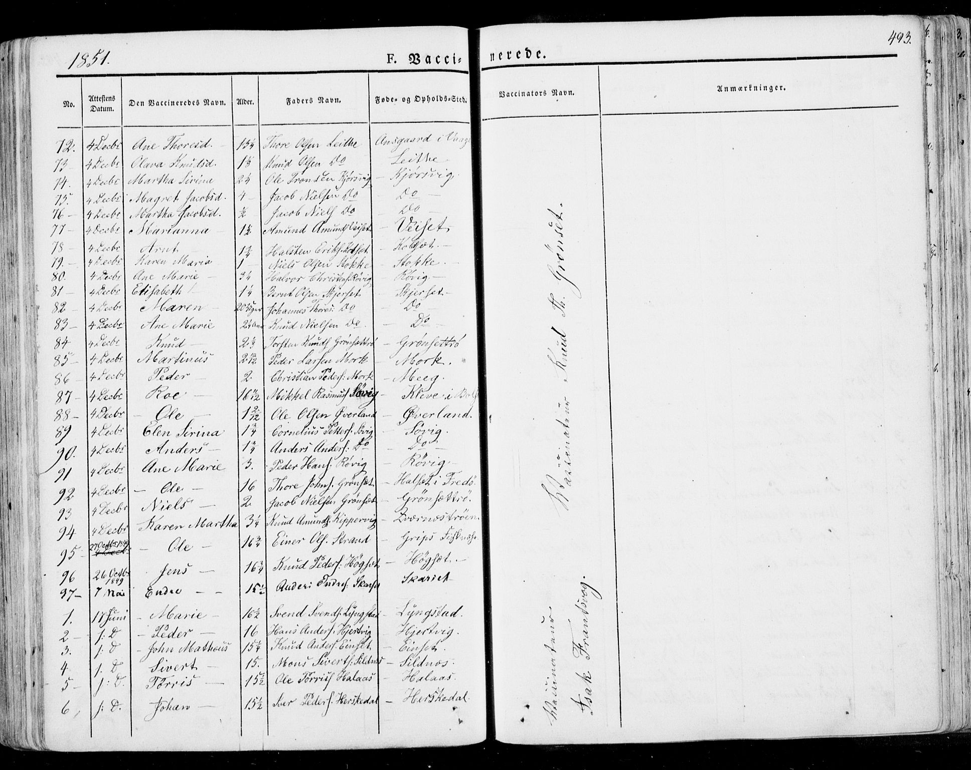 Ministerialprotokoller, klokkerbøker og fødselsregistre - Møre og Romsdal, AV/SAT-A-1454/568/L0803: Parish register (official) no. 568A10, 1830-1853, p. 493