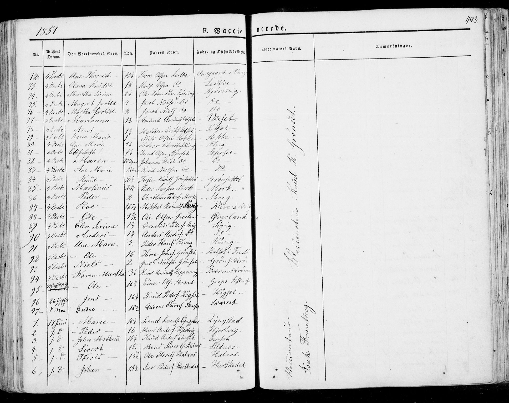 Ministerialprotokoller, klokkerbøker og fødselsregistre - Møre og Romsdal, SAT/A-1454/568/L0803: Parish register (official) no. 568A10, 1830-1853, p. 493