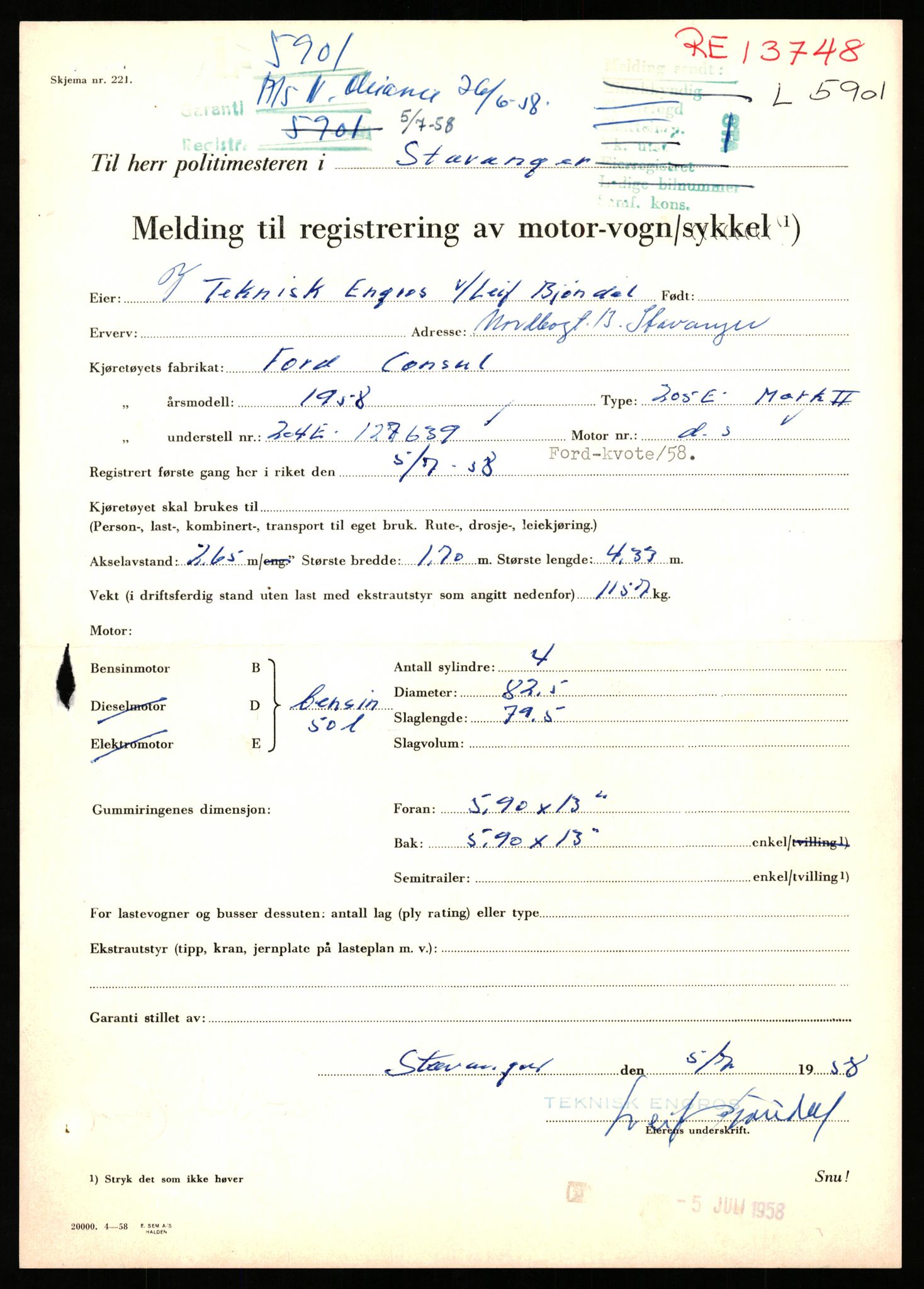 Stavanger trafikkstasjon, AV/SAST-A-101942/0/F/L0015: L-5500 - L-5949, 1930-1971, p. 1783