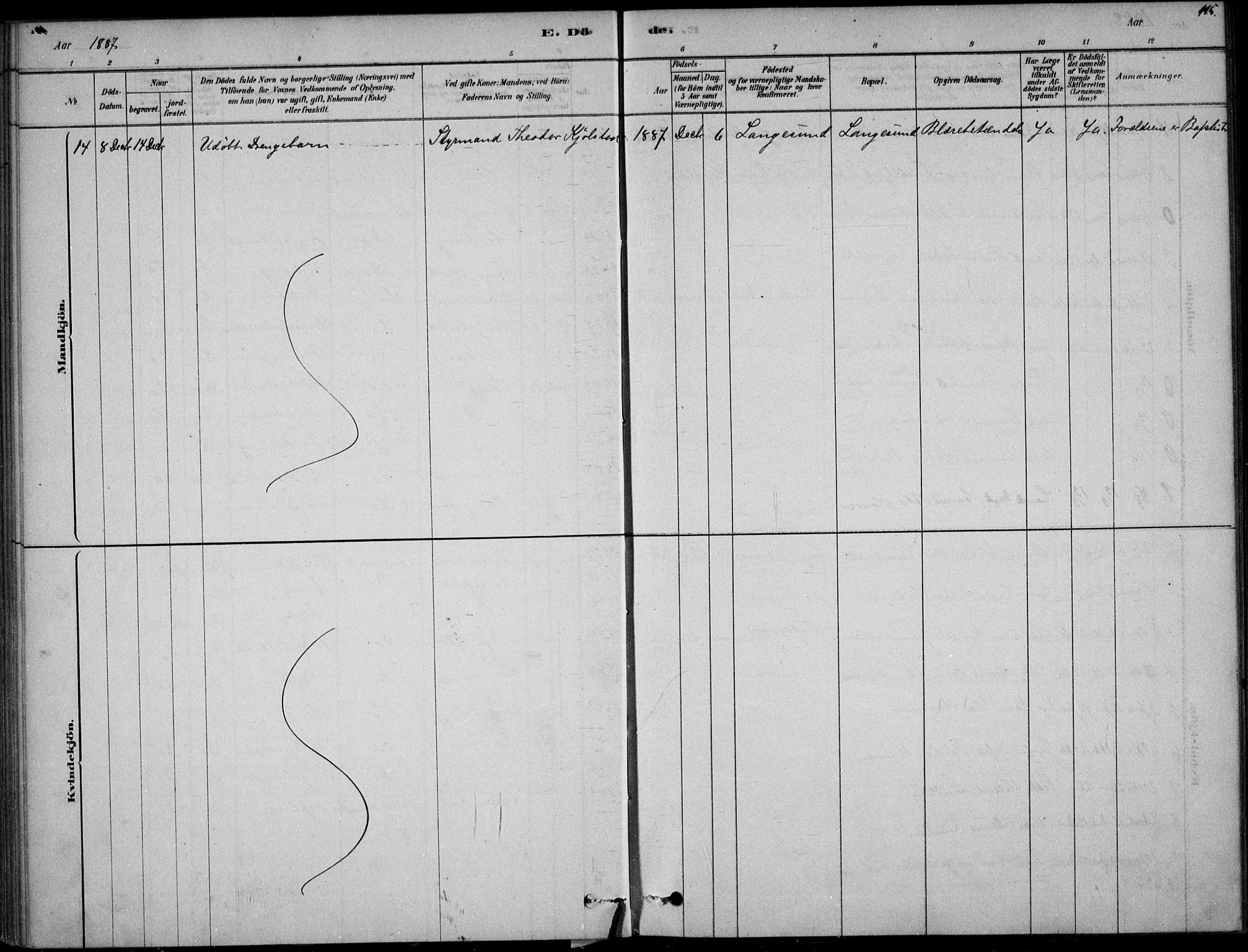 Langesund kirkebøker, AV/SAKO-A-280/F/Fa/L0002: Parish register (official) no. 2, 1878-1892, p. 115