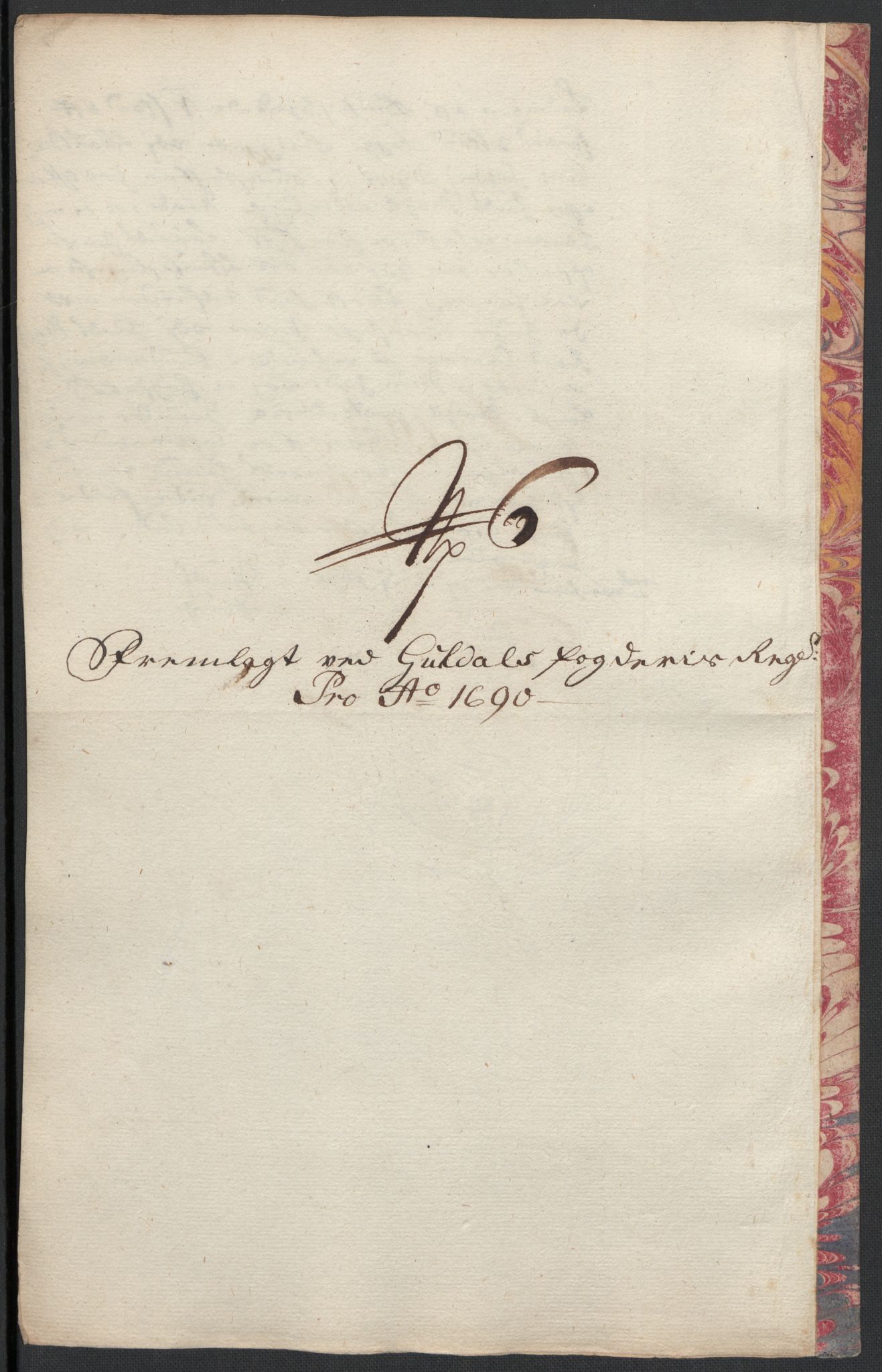 Rentekammeret inntil 1814, Reviderte regnskaper, Fogderegnskap, RA/EA-4092/R59/L3940: Fogderegnskap Gauldal, 1689-1690, p. 399