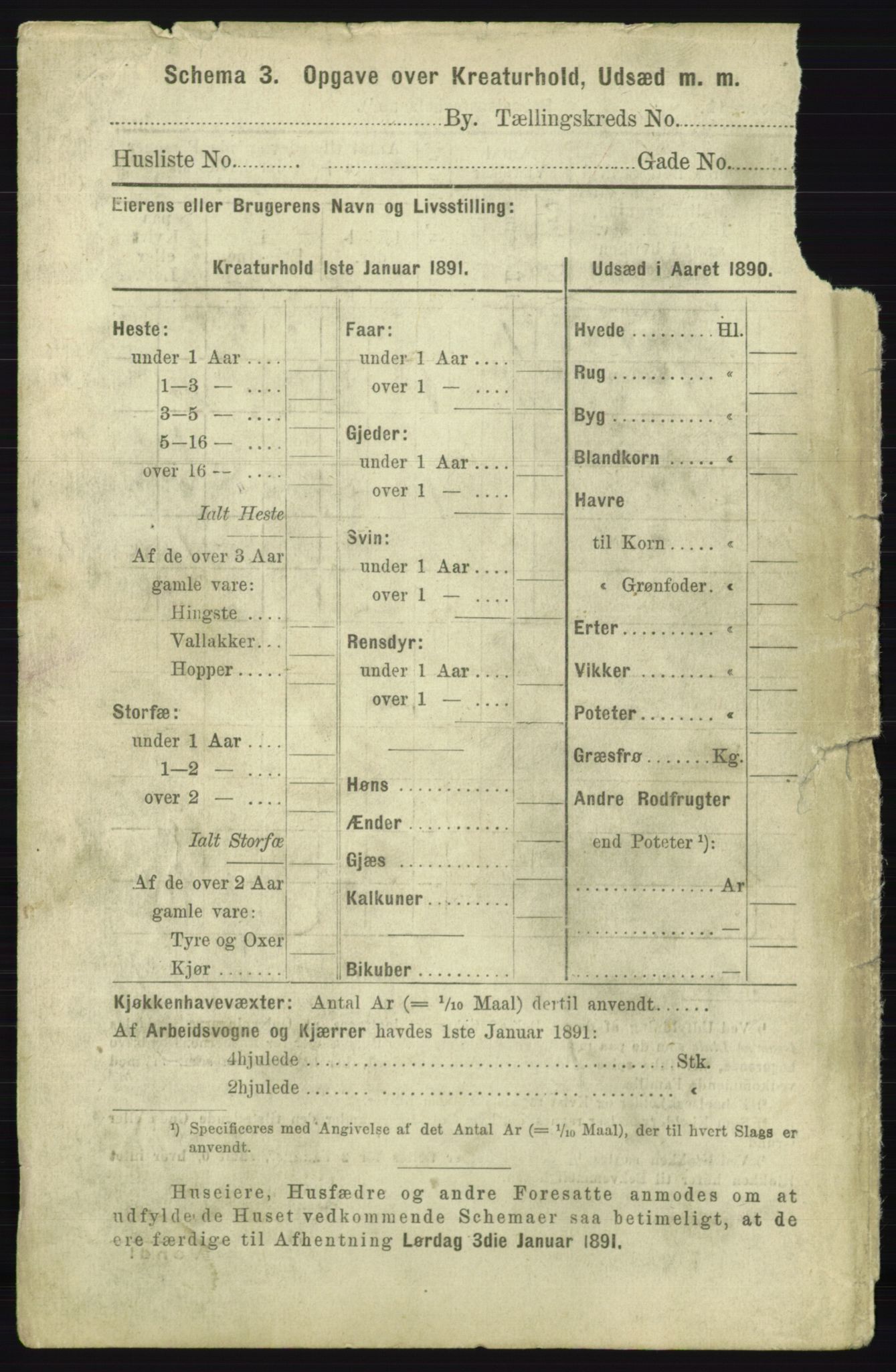 RA, 1891 census for 0103 Fredrikstad, 1891, p. 1516