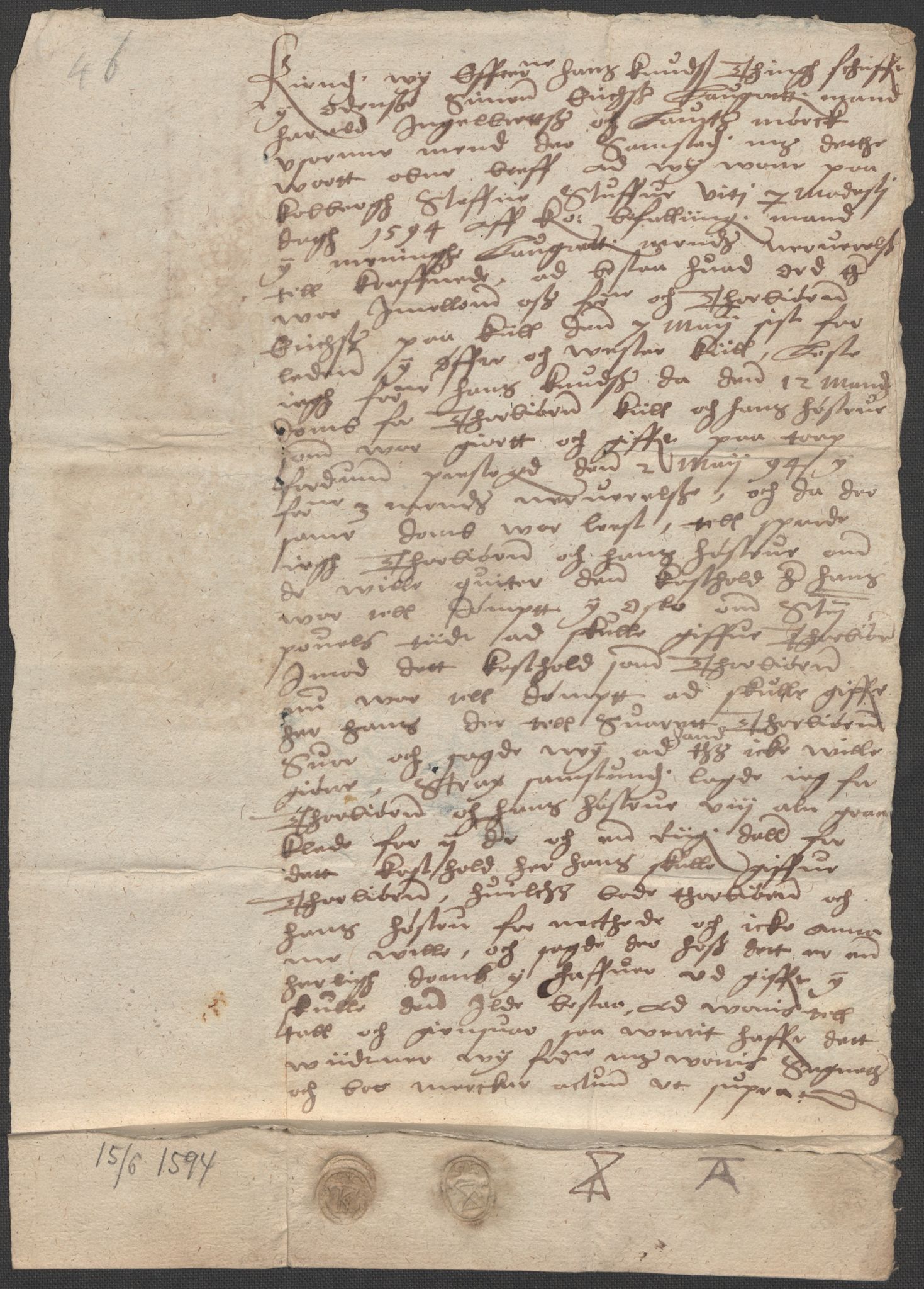 Riksarkivets diplomsamling, AV/RA-EA-5965/F15/L0003: Prestearkiv - Østfold, 1594-1700, p. 52