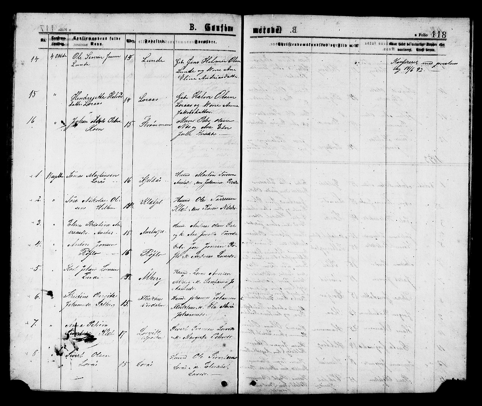 Ministerialprotokoller, klokkerbøker og fødselsregistre - Nord-Trøndelag, SAT/A-1458/731/L0311: Parish register (copy) no. 731C02, 1875-1911, p. 118