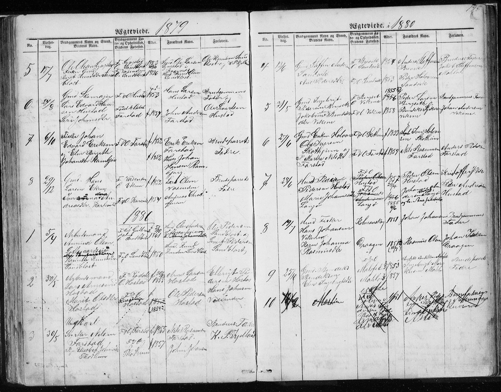 Ministerialprotokoller, klokkerbøker og fødselsregistre - Møre og Romsdal, AV/SAT-A-1454/567/L0782: Parish register (copy) no. 567C02, 1867-1886, p. 198