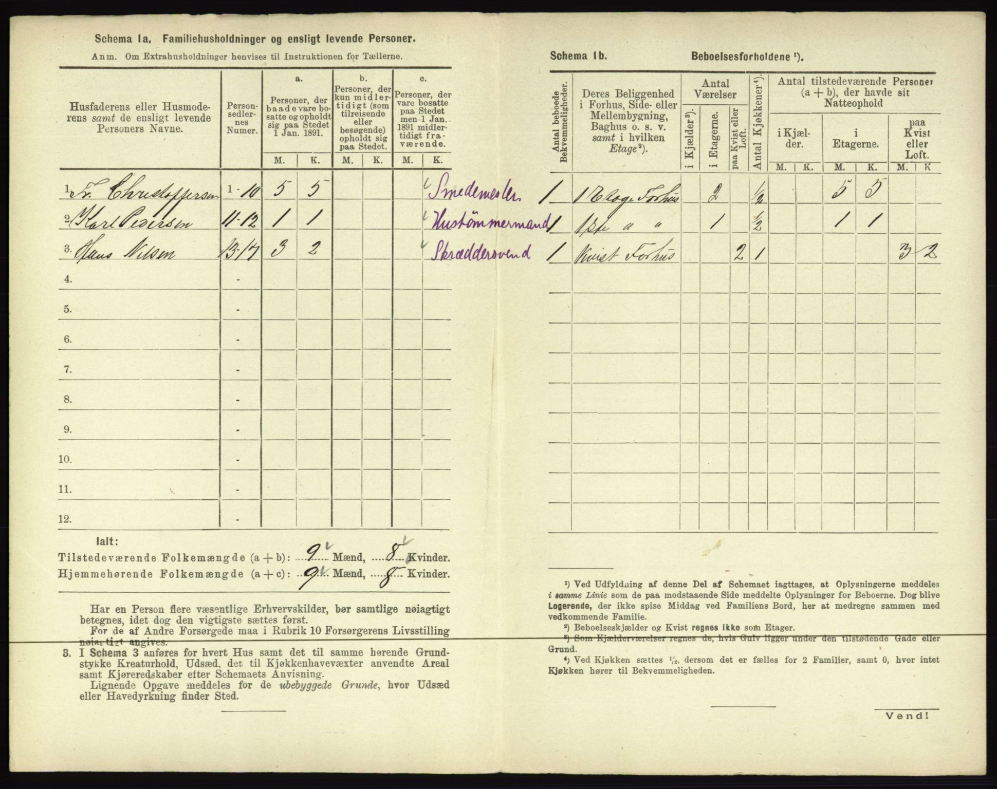 RA, 1891 census for 0602 Drammen, 1891, p. 596