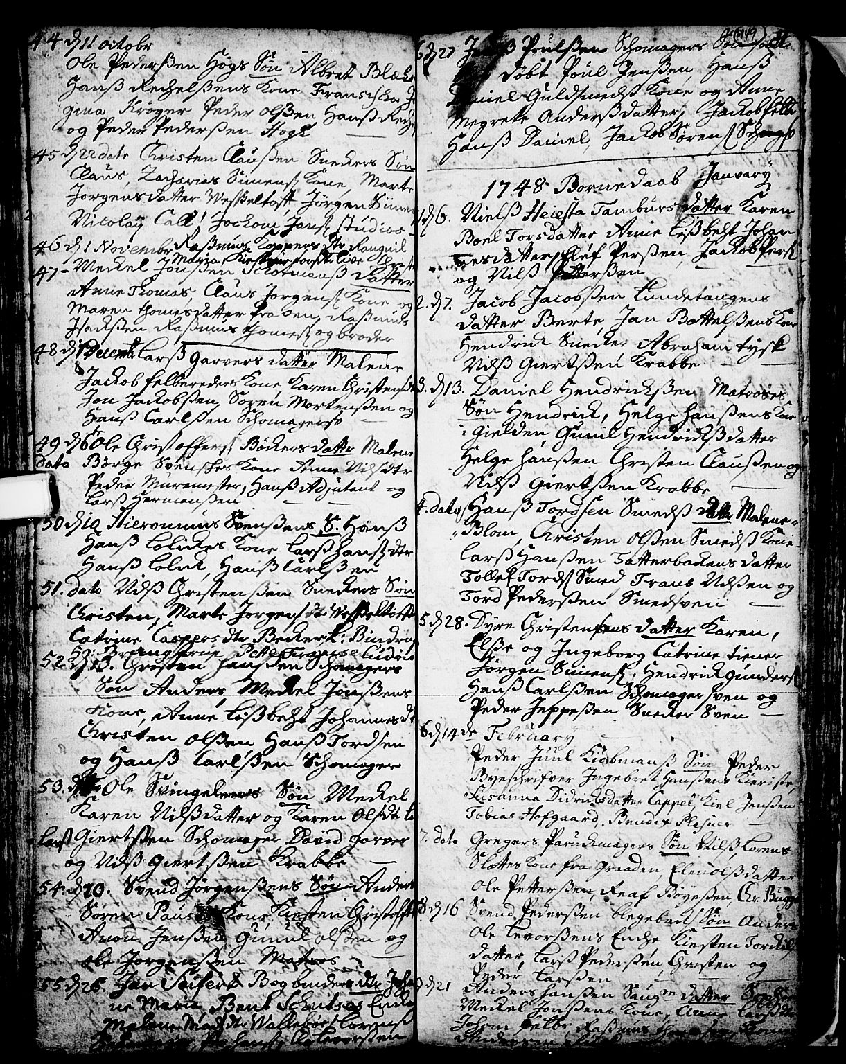 Skien kirkebøker, SAKO/A-302/F/Fa/L0002: Parish register (official) no. 2, 1716-1757, p. 149