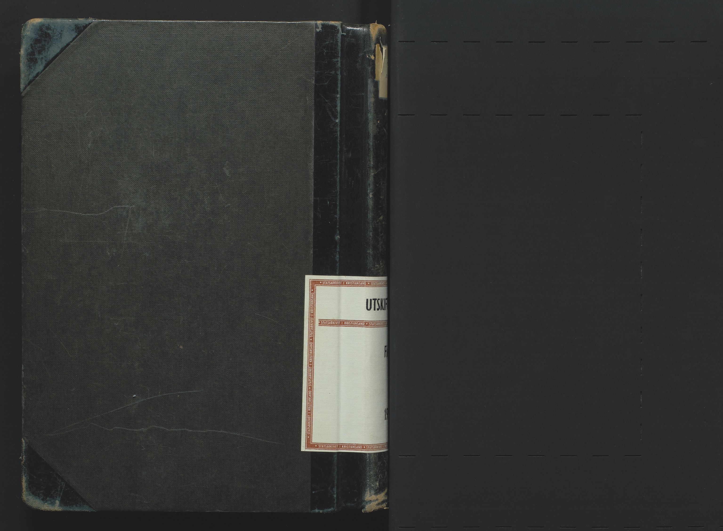 Lista jordskifterett, AV/SAK-1541-0005/F/Fa/L0003: Jordskifterettsbok Flekkefjord domssokn, med gårdsregister nr 9, 1956-1963