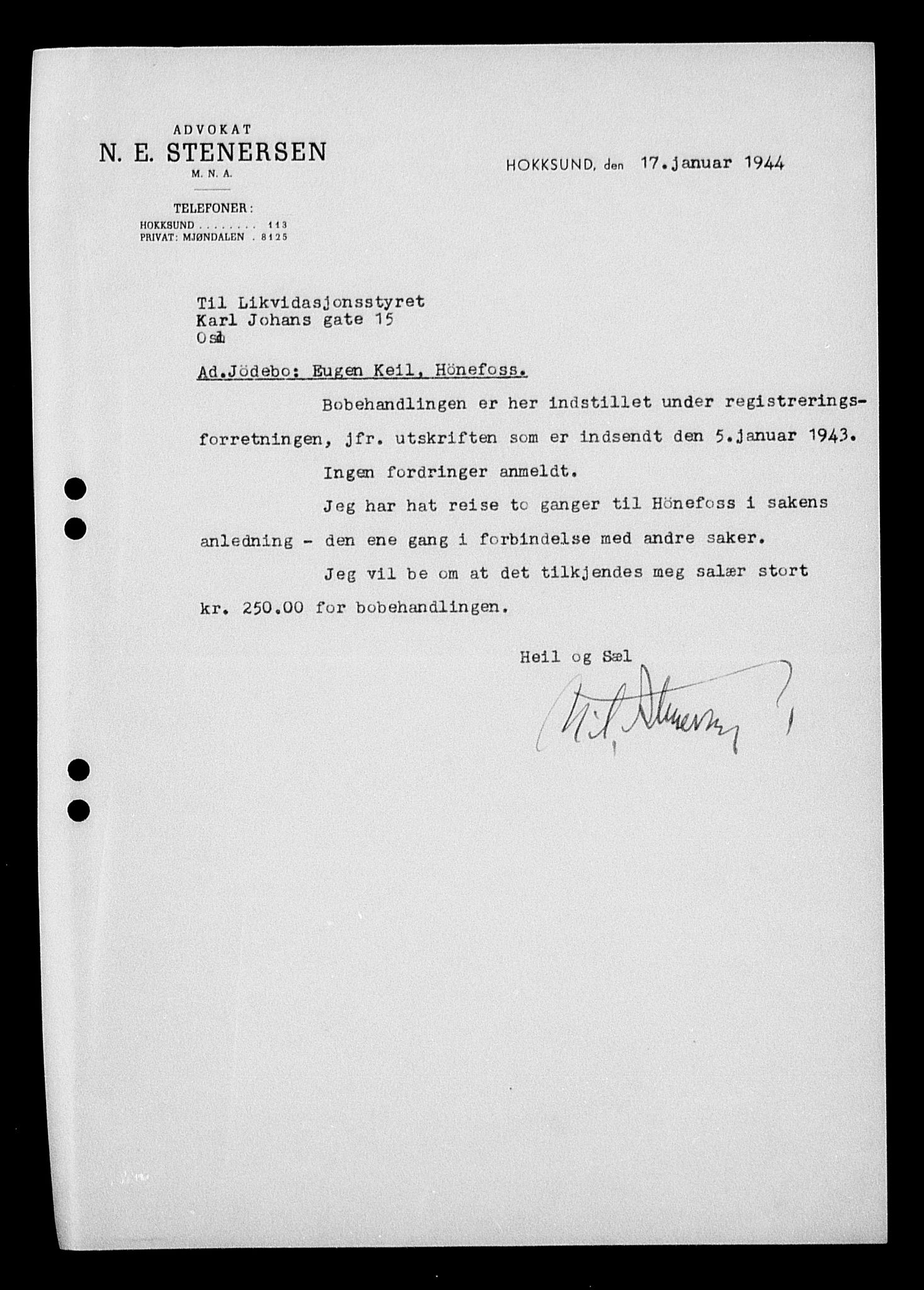 Justisdepartementet, Tilbakeføringskontoret for inndratte formuer, AV/RA-S-1564/H/Hc/Hcd/L1001: --, 1945-1947, p. 502