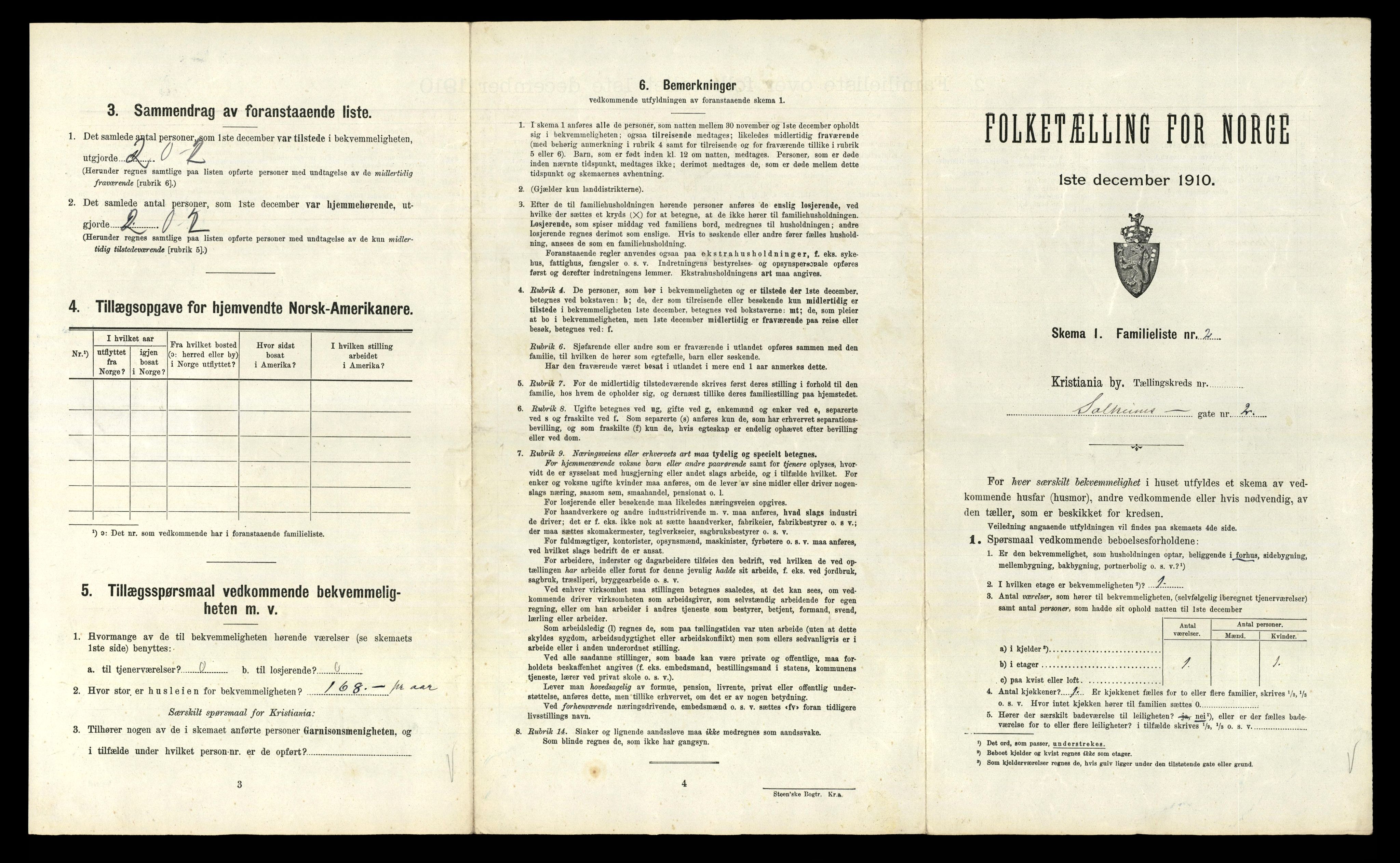 RA, 1910 census for Kristiania, 1910, p. 94991