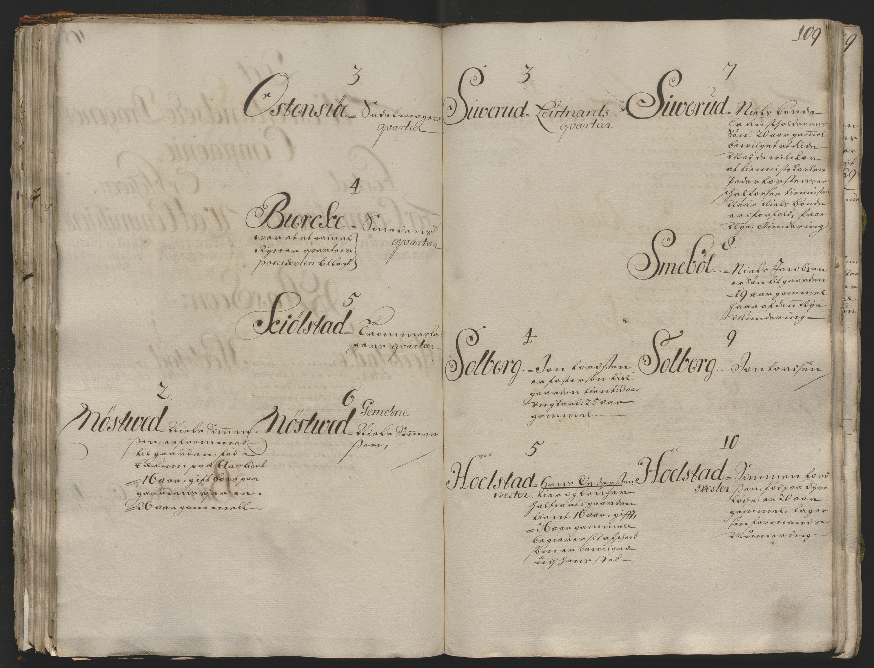 Rentekammeret inntil 1814, Realistisk ordnet avdeling, AV/RA-EA-4070/Ok/L0013: [Ff 19]: Generalhovedrulle over kavaleriet og dragonene i Norge, 1690-1691, p. 108b-109a