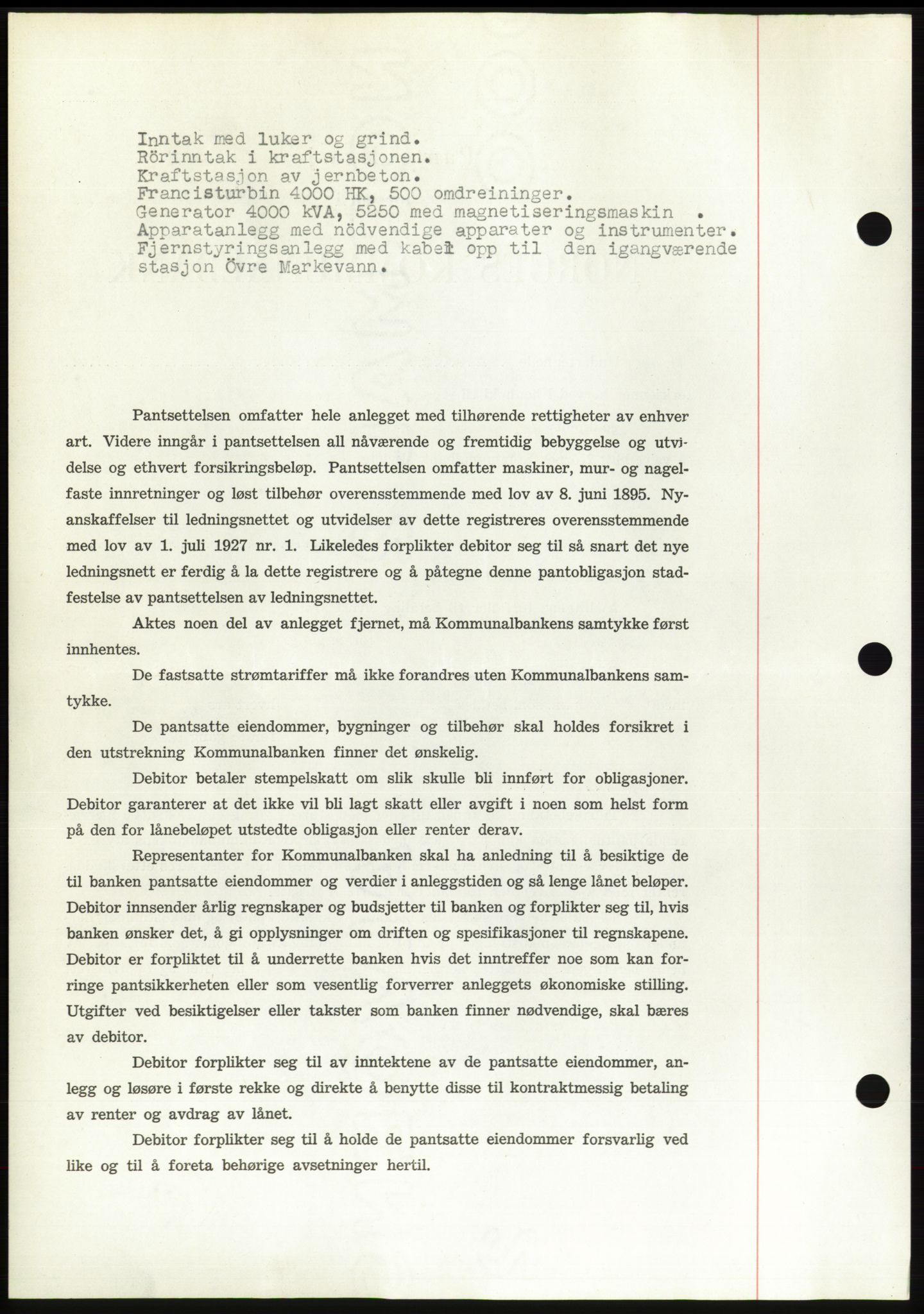 Søre Sunnmøre sorenskriveri, SAT/A-4122/1/2/2C/L0123: Mortgage book no. 11B, 1953-1953, Diary no: : 609/1953