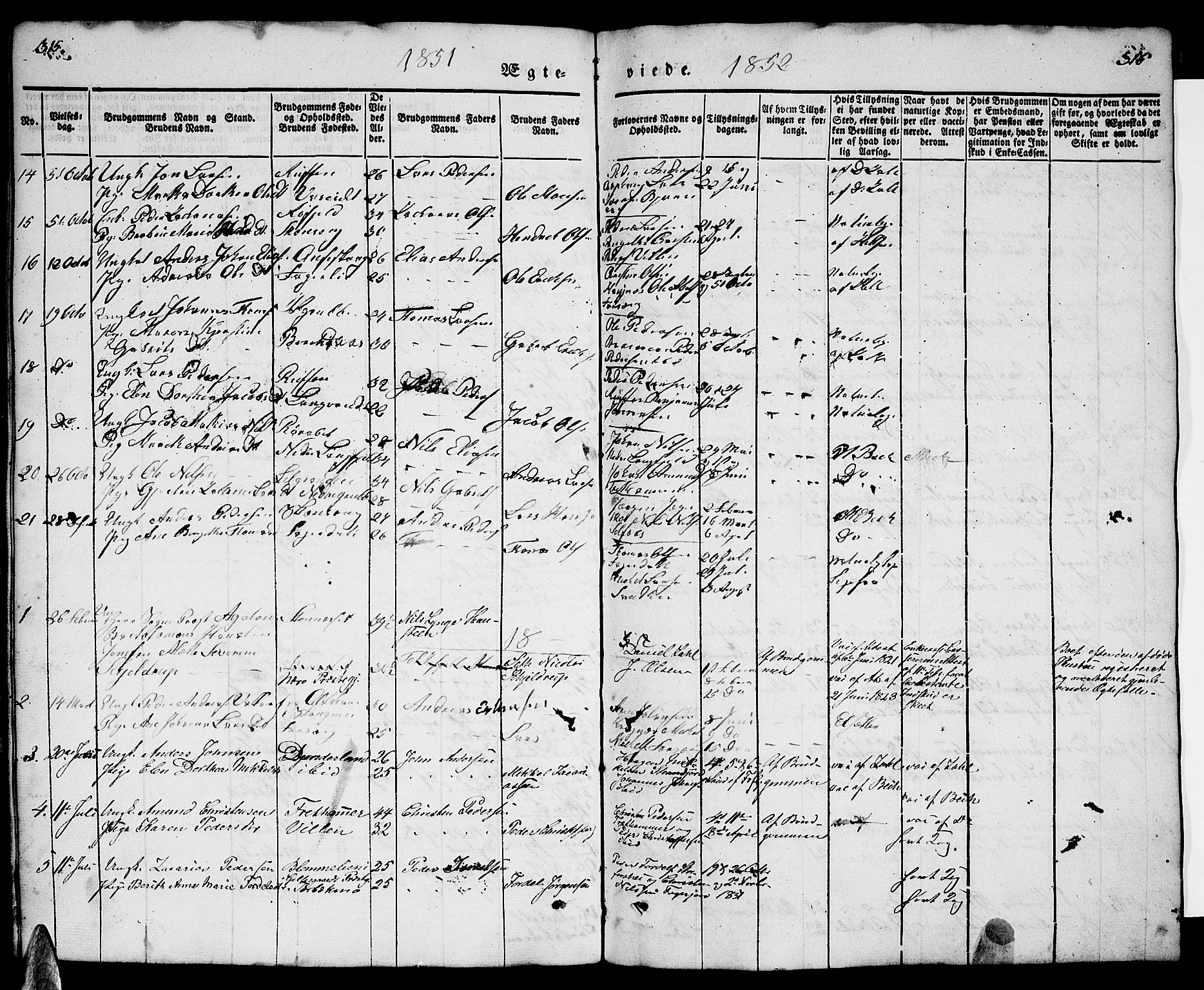 Ministerialprotokoller, klokkerbøker og fødselsregistre - Nordland, SAT/A-1459/827/L0413: Parish register (copy) no. 827C02, 1842-1852, p. 315-316