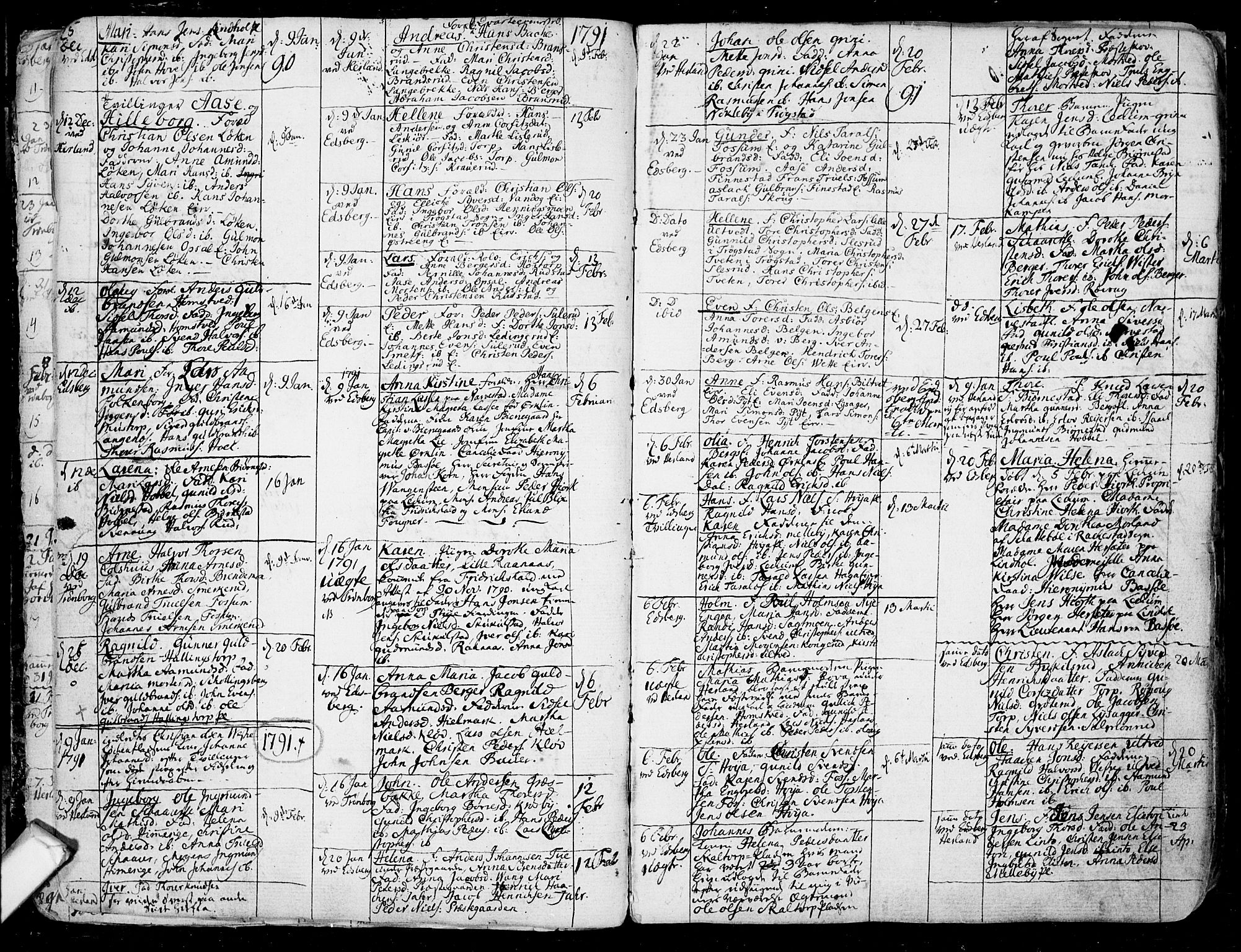 Eidsberg prestekontor Kirkebøker, AV/SAO-A-10905/F/Fa/L0005: Parish register (official) no. I 5, 1786-1807, p. 16