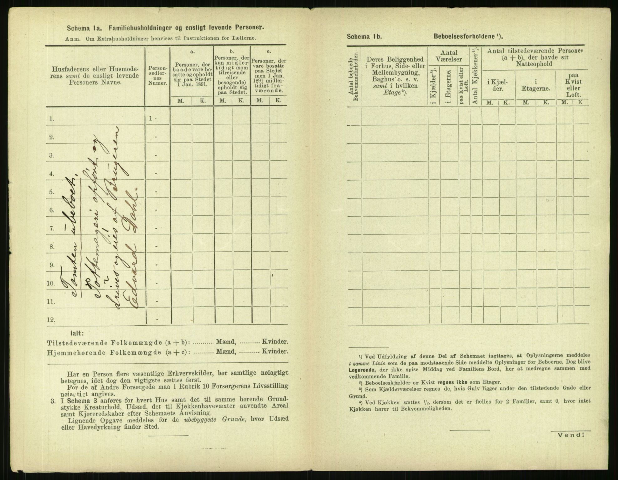 RA, 1891 census for 0301 Kristiania, 1891, p. 116827