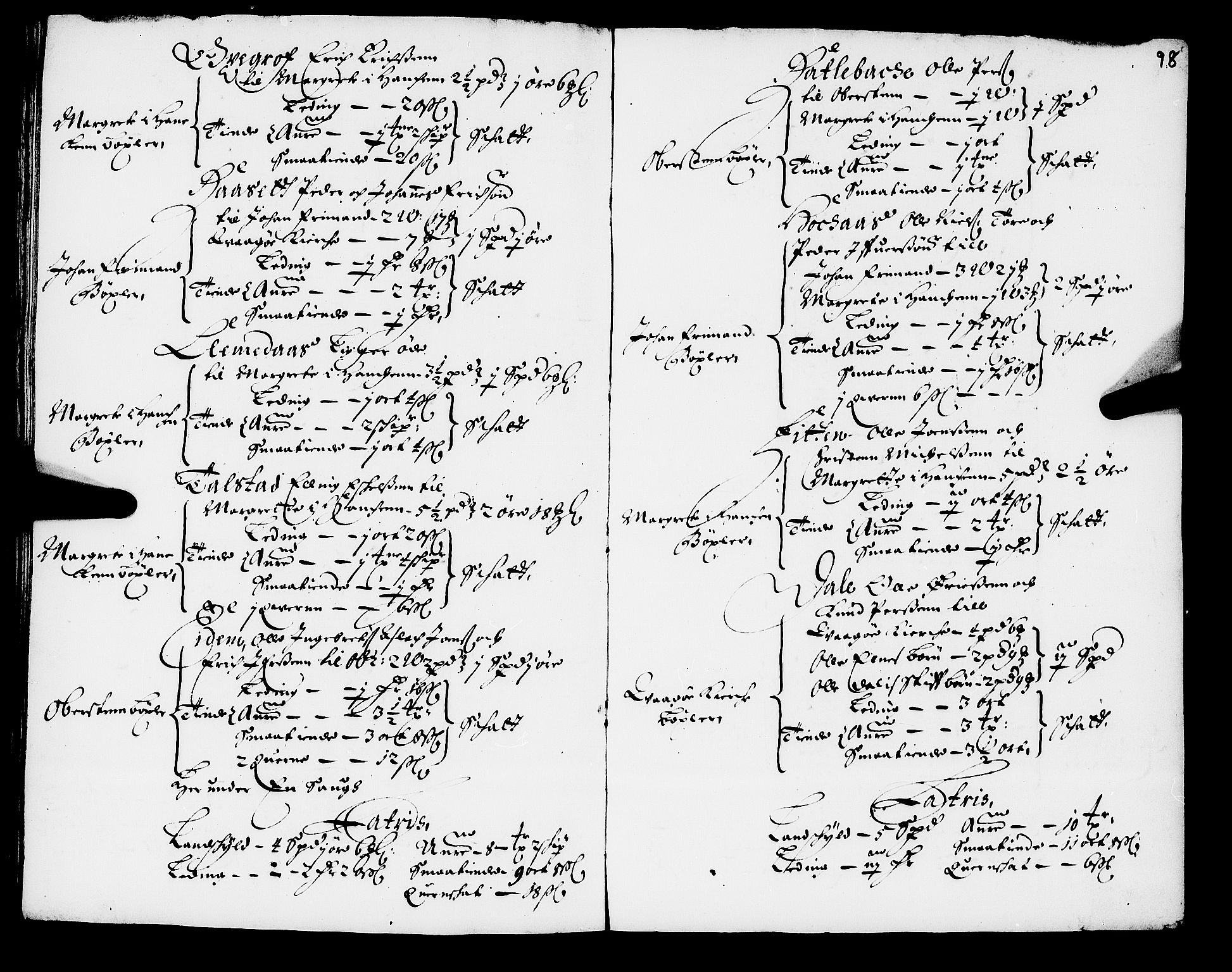 Rentekammeret inntil 1814, Realistisk ordnet avdeling, AV/RA-EA-4070/N/Nb/Nba/L0048: Romsdal fogderi, 1669, p. 97b-98a