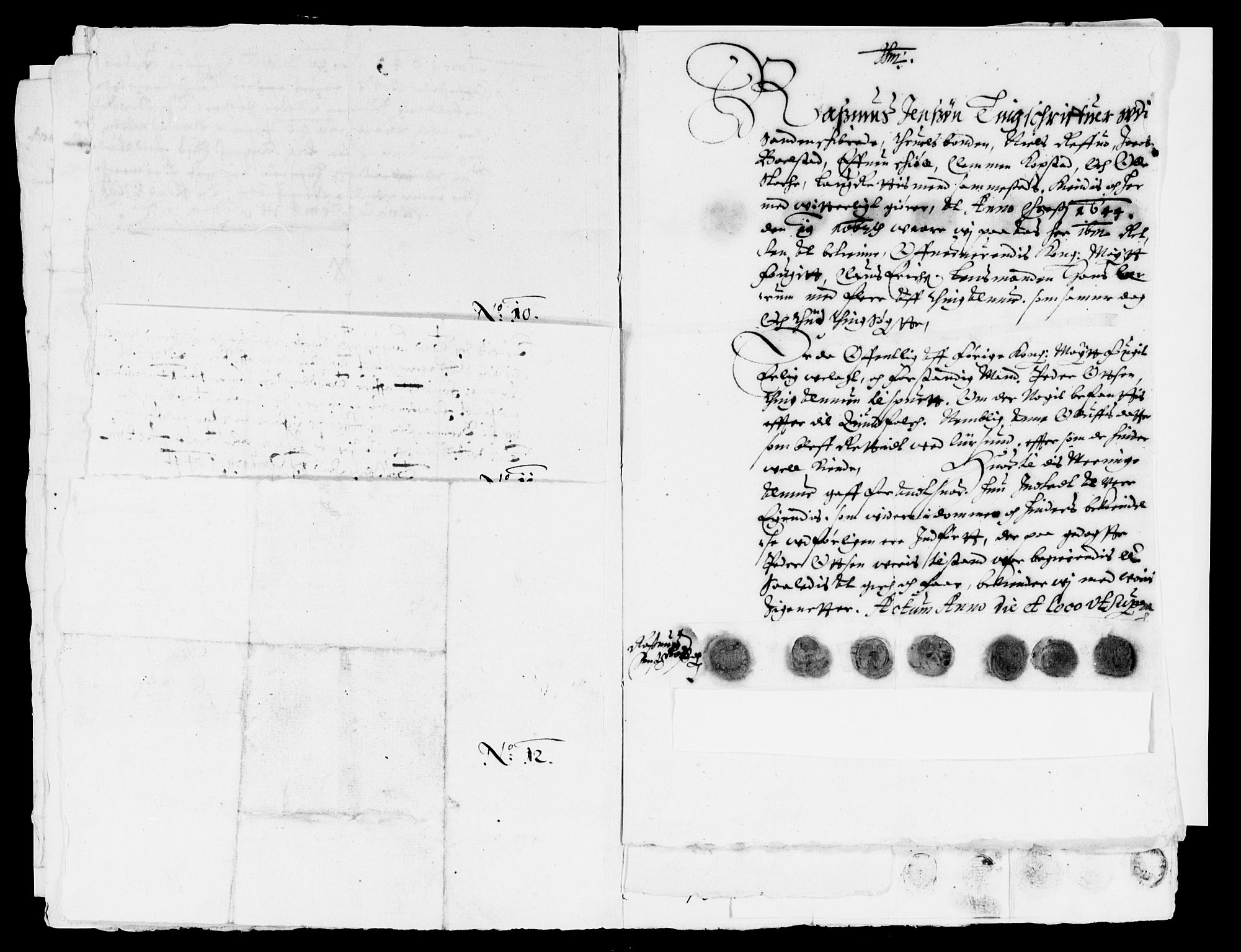 Rentekammeret inntil 1814, Reviderte regnskaper, Lensregnskaper, AV/RA-EA-5023/R/Rb/Rbo/L0024: Tønsberg len, 1642-1644