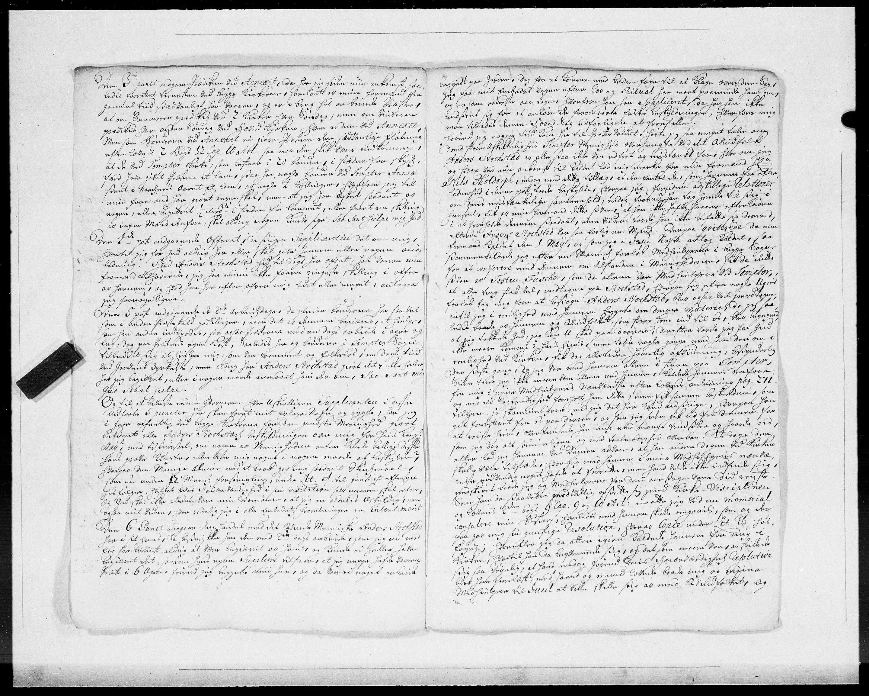 Danske Kanselli 1572-1799, AV/RA-EA-3023/F/Fc/Fcc/Fcca/L0066: Norske innlegg 1572-1799, 1708, p. 12