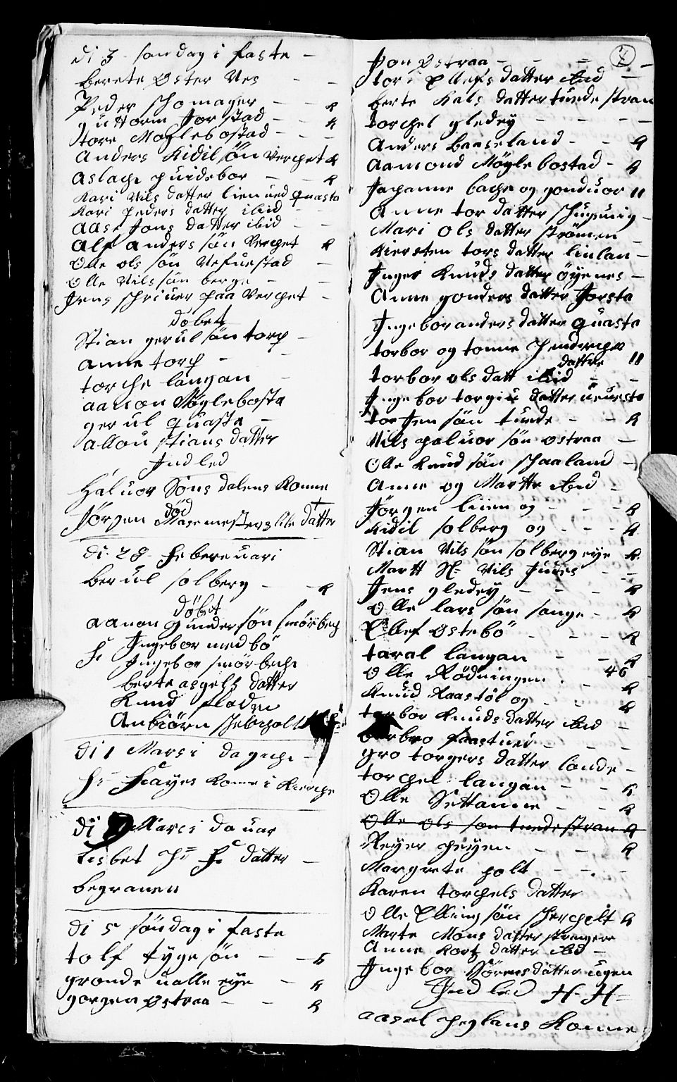Holt sokneprestkontor, AV/SAK-1111-0021/F/Fb/L0004: Parish register (copy) no. B 4, 1730-1746, p. 7