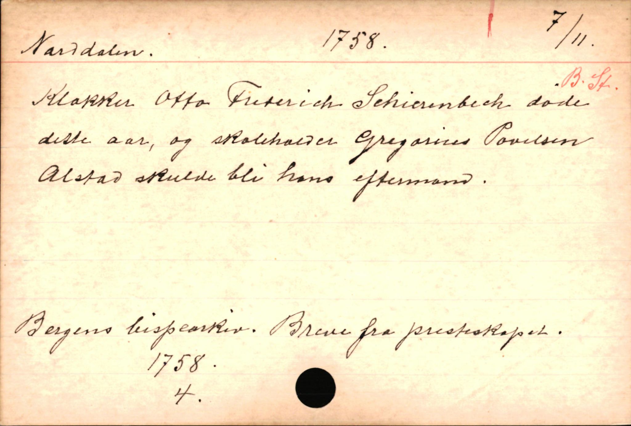 Haugen, Johannes - lærer, AV/SAB-SAB/PA-0036/01/L0001: Om klokkere og lærere, 1521-1904, p. 10902