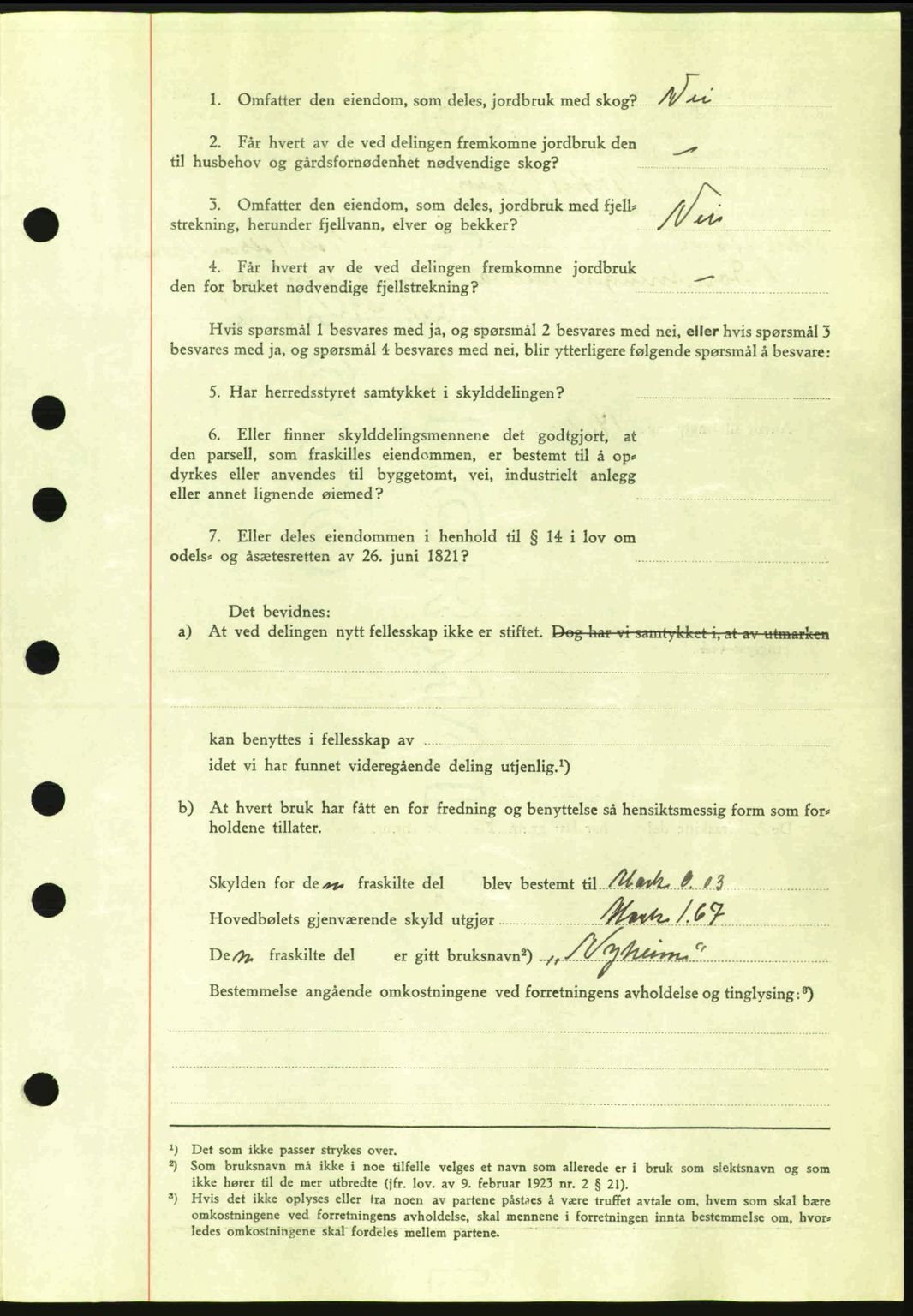 Midhordland sorenskriveri, SAB/A-3001/1/G/Gb/Gbh/L0005: Mortgage book no. A9-10, 1938-1938, Diary no: : 2106/1938