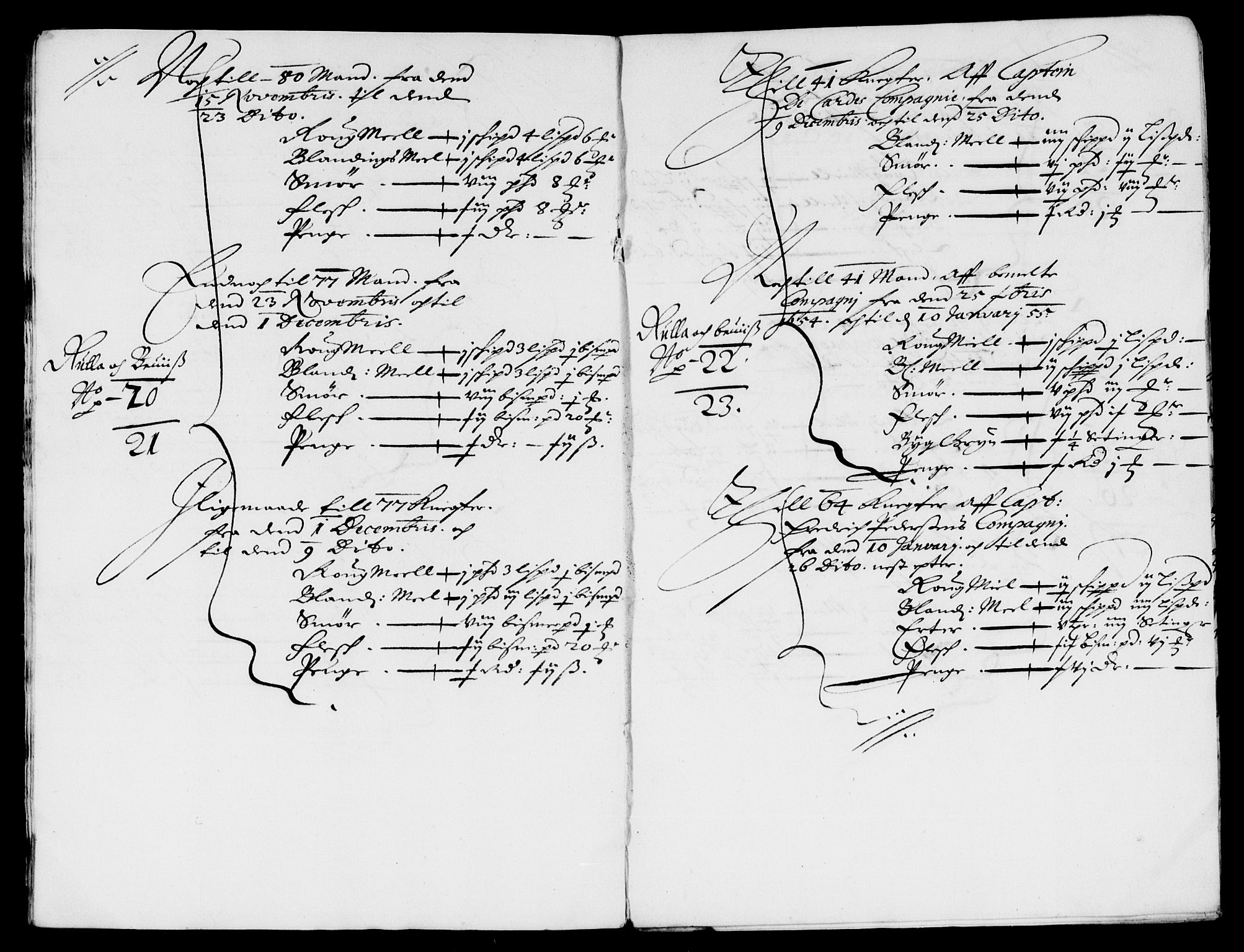 Rentekammeret inntil 1814, Reviderte regnskaper, Lensregnskaper, AV/RA-EA-5023/R/Rb/Rba/L0225: Akershus len, 1653-1655