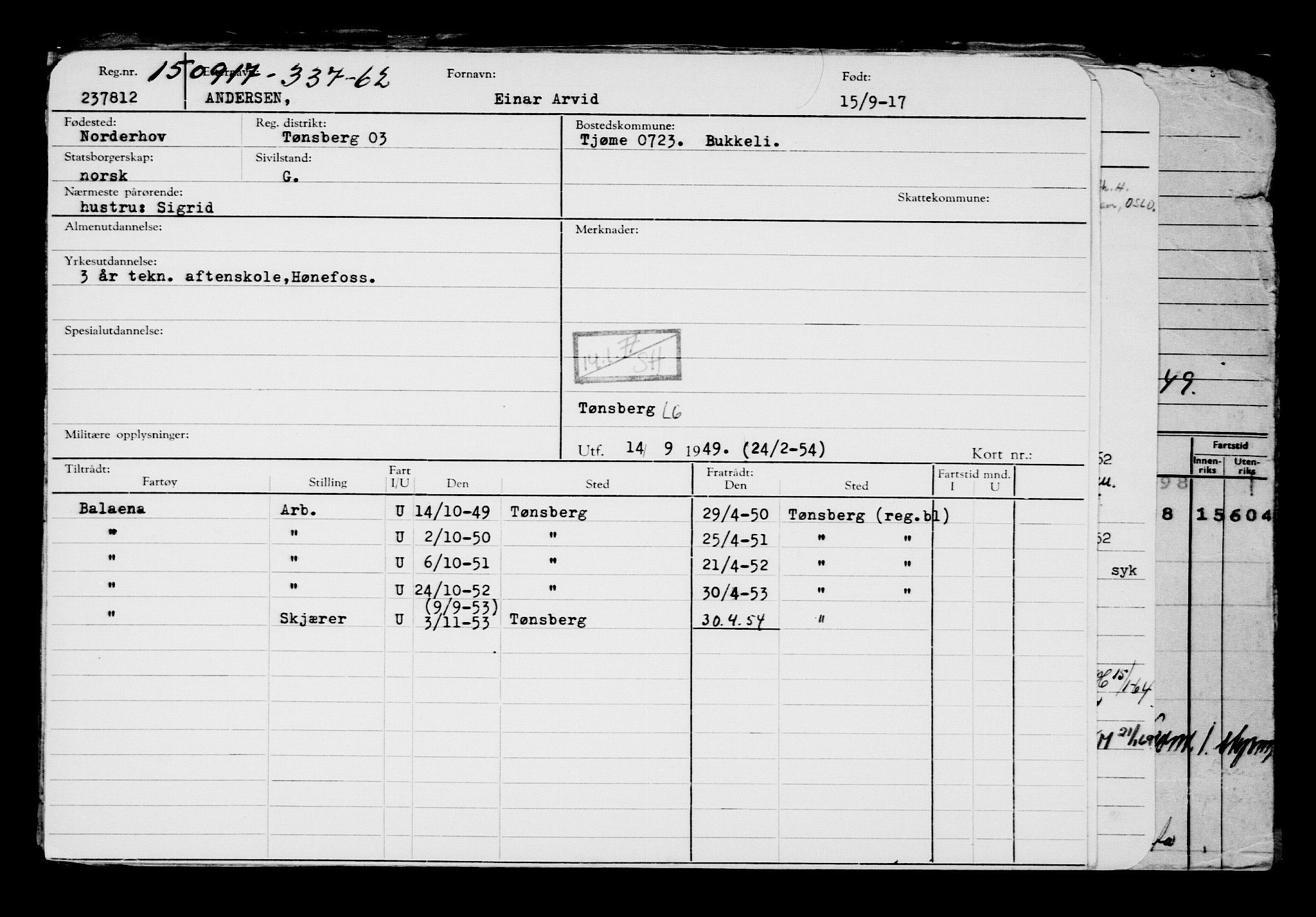 Direktoratet for sjømenn, AV/RA-S-3545/G/Gb/L0151: Hovedkort, 1917, p. 630