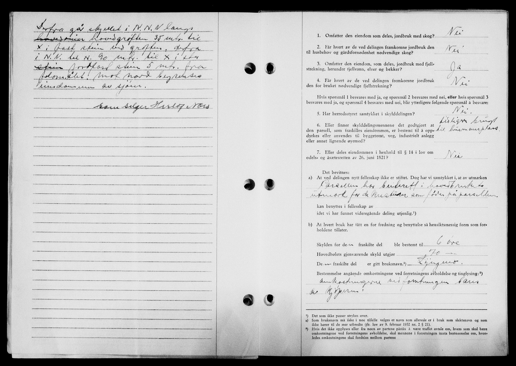 Lofoten sorenskriveri, SAT/A-0017/1/2/2C/L0024a: Mortgage book no. 24a, 1950-1950, Diary no: : 2882/1950