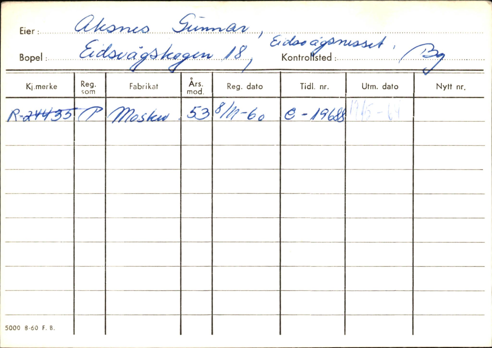 Statens vegvesen, Hordaland vegkontor, AV/SAB-A-5201/2/Ha/L0001: R-eierkort A, 1920-1971, p. 250