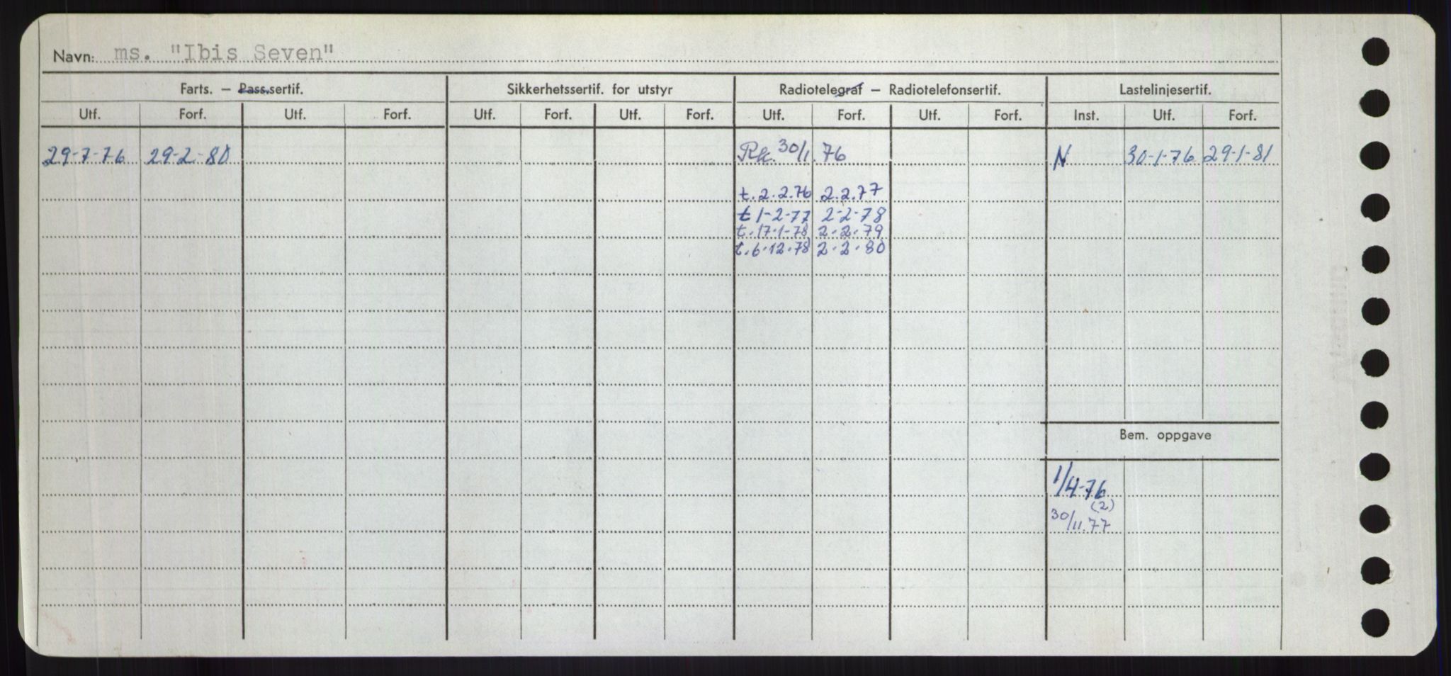 Sjøfartsdirektoratet med forløpere, Skipsmålingen, AV/RA-S-1627/H/Hd/L0018: Fartøy, I, p. 30