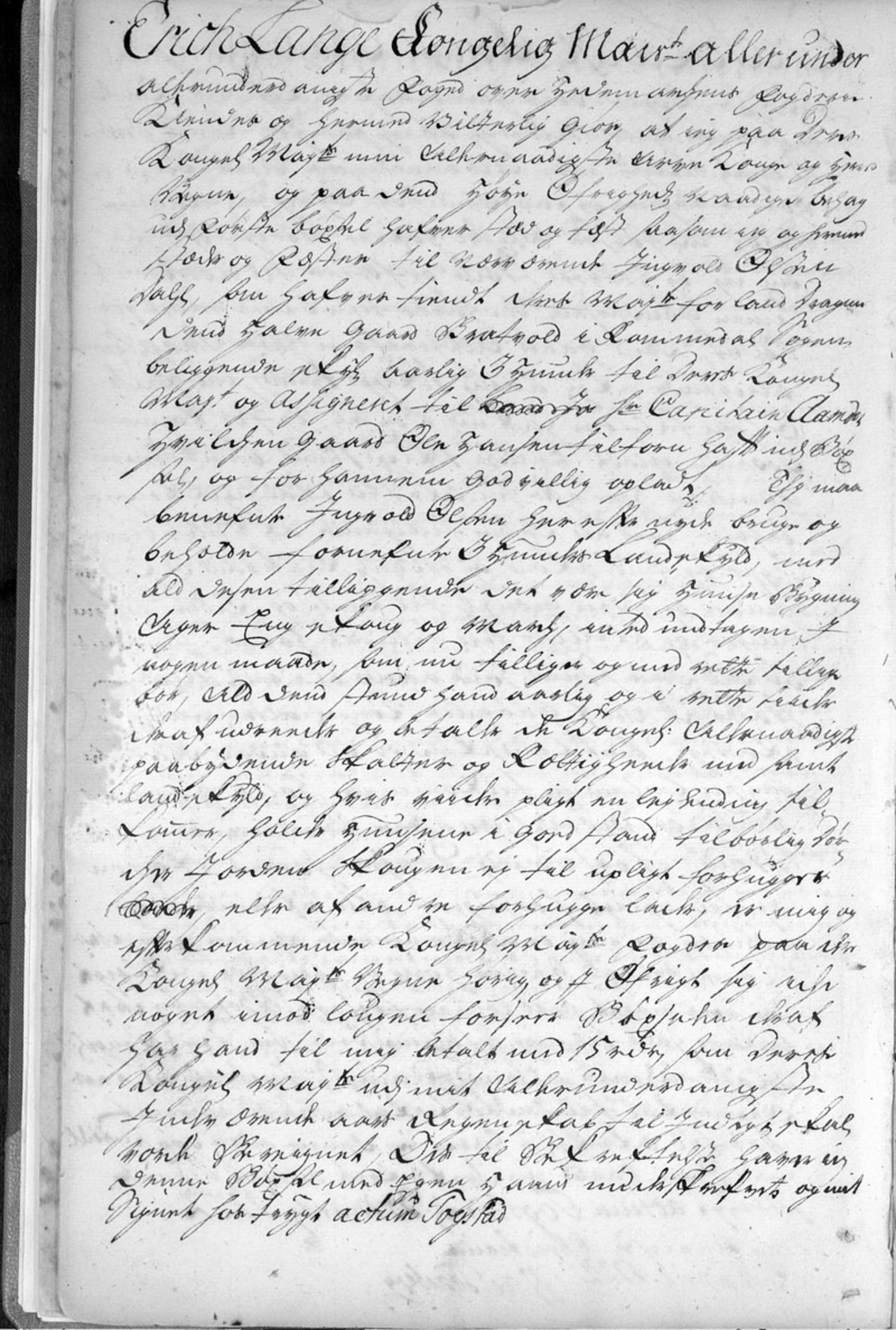 Hedemarken fogderi, AV/SAH-FOGDH-001/F/Fb/Fba/L0001: Bygselprotokoll, 1711-1797, p. 11b