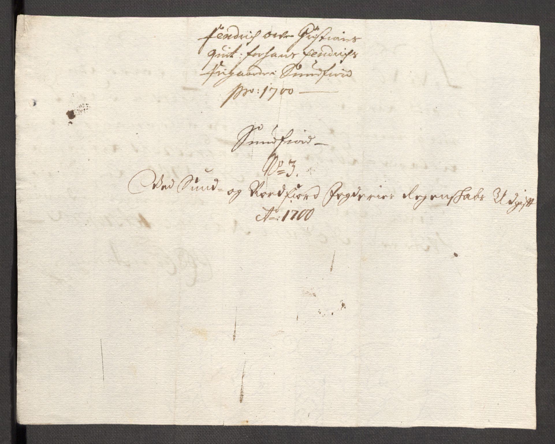 Rentekammeret inntil 1814, Reviderte regnskaper, Fogderegnskap, AV/RA-EA-4092/R53/L3425: Fogderegnskap Sunn- og Nordfjord, 1700-1701, p. 207