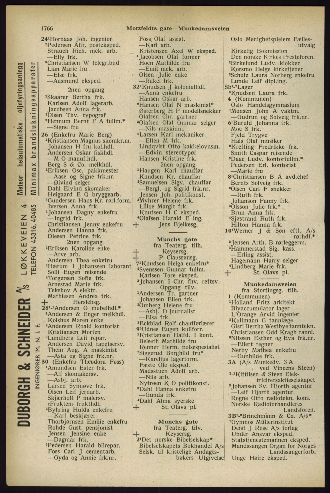 Kristiania/Oslo adressebok, PUBL/-, 1933, p. 1766