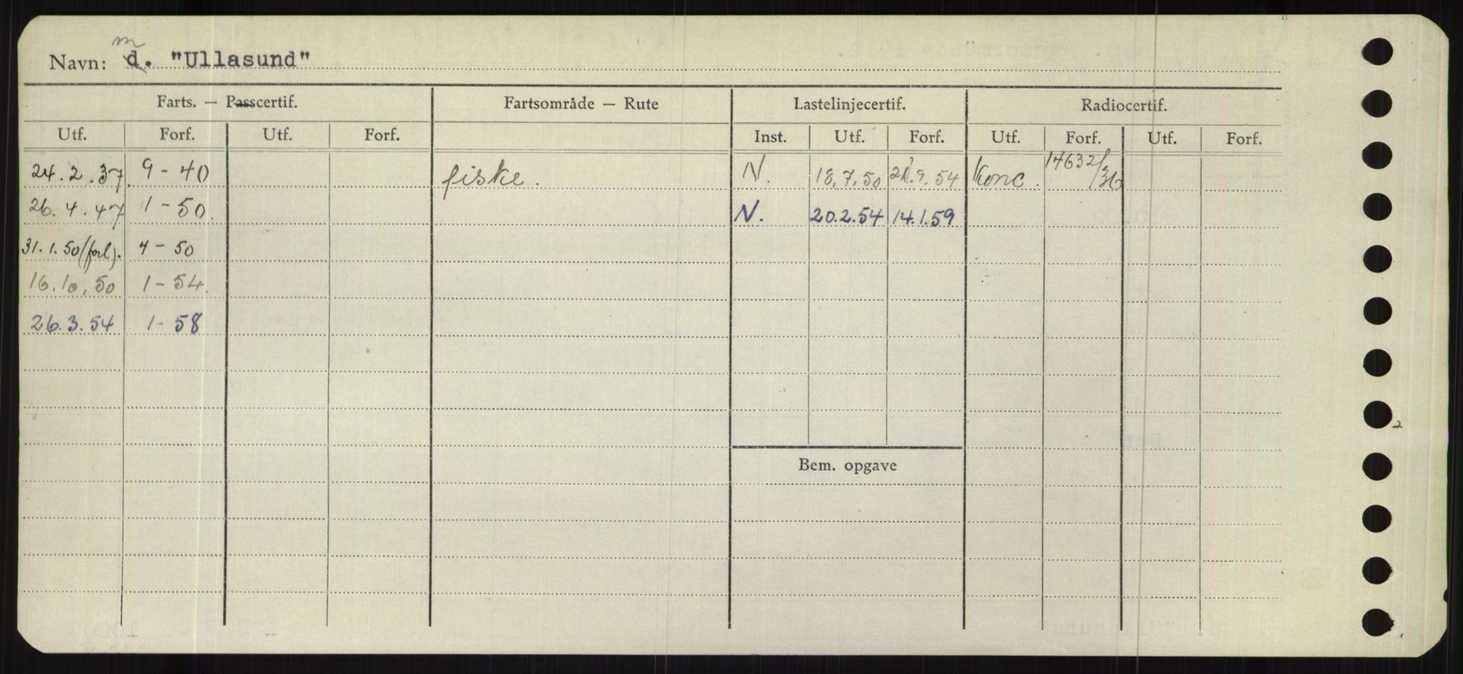 Sjøfartsdirektoratet med forløpere, Skipsmålingen, RA/S-1627/H/Hb/L0005: Fartøy, T-Å, p. 252