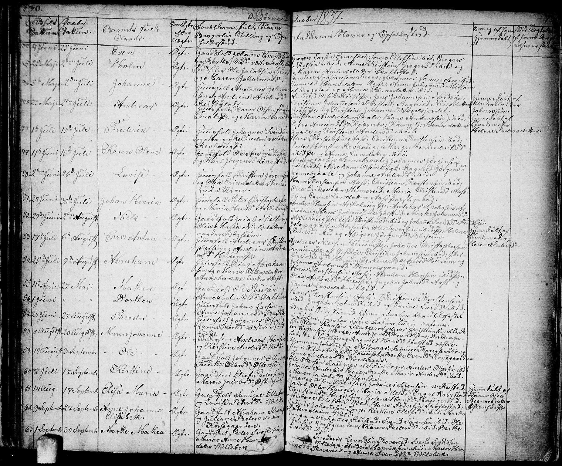 Ås prestekontor Kirkebøker, AV/SAO-A-10894/F/Fa/L0005: Parish register (official) no. I 5, 1827-1840, p. 130-131