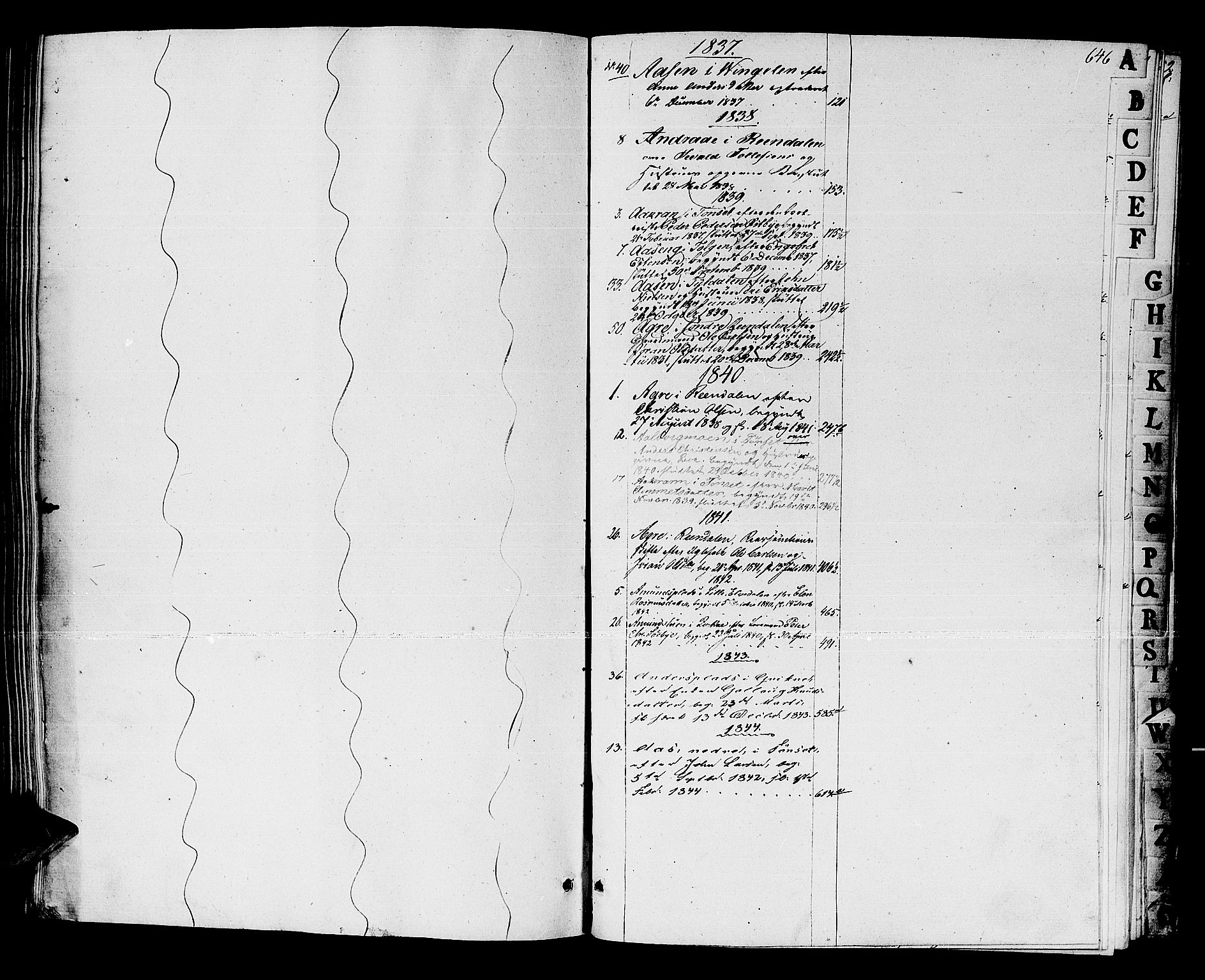 Nord-Østerdal tingrett, SAH/TING-020/J/Ja/L0001: Skifteprotokoll, 1836-1844, p. 645b-646a