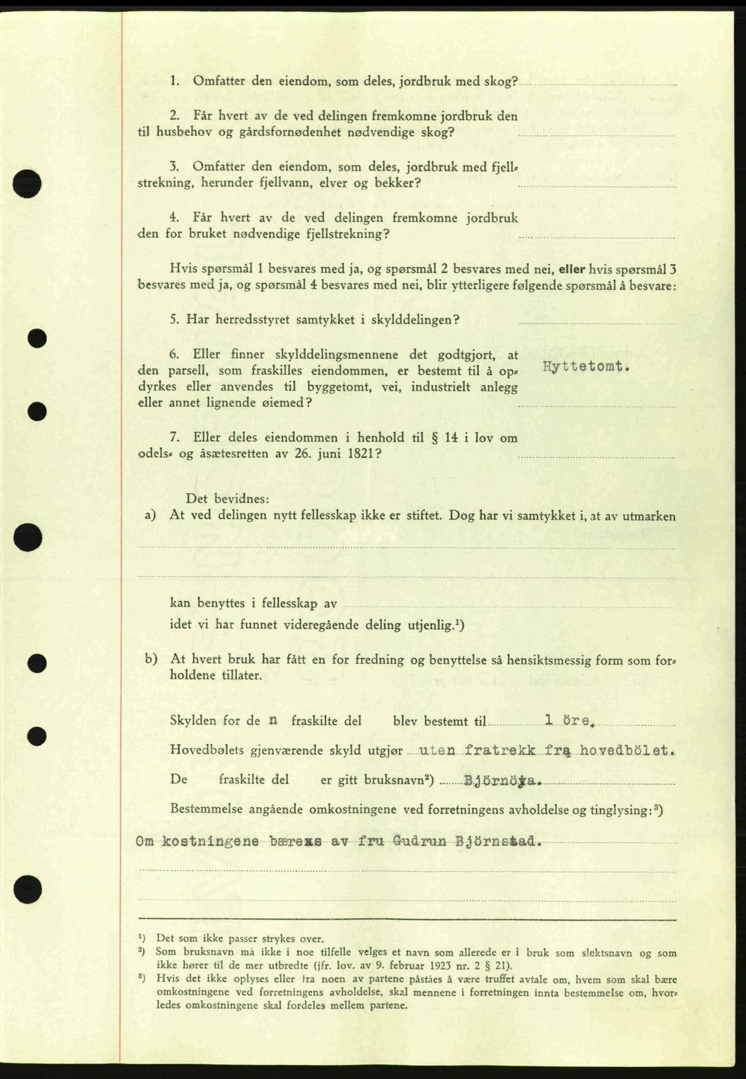 Tønsberg sorenskriveri, AV/SAKO-A-130/G/Ga/Gaa/L0010: Mortgage book no. A10, 1941-1941, Diary no: : 1783/1941