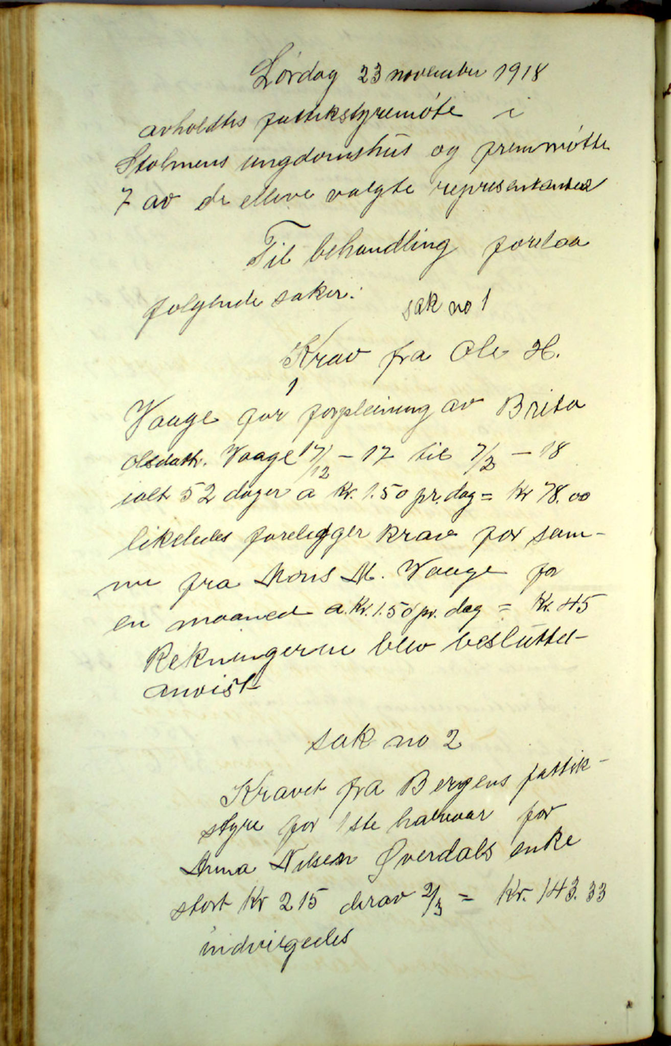 Austevoll kommune. Fattigstyret, IKAH/1244-311/A/Aa/L0001: Møtebok for Møgster fattigkommisjon og fattigstyre, 1846-1920, p. 196b