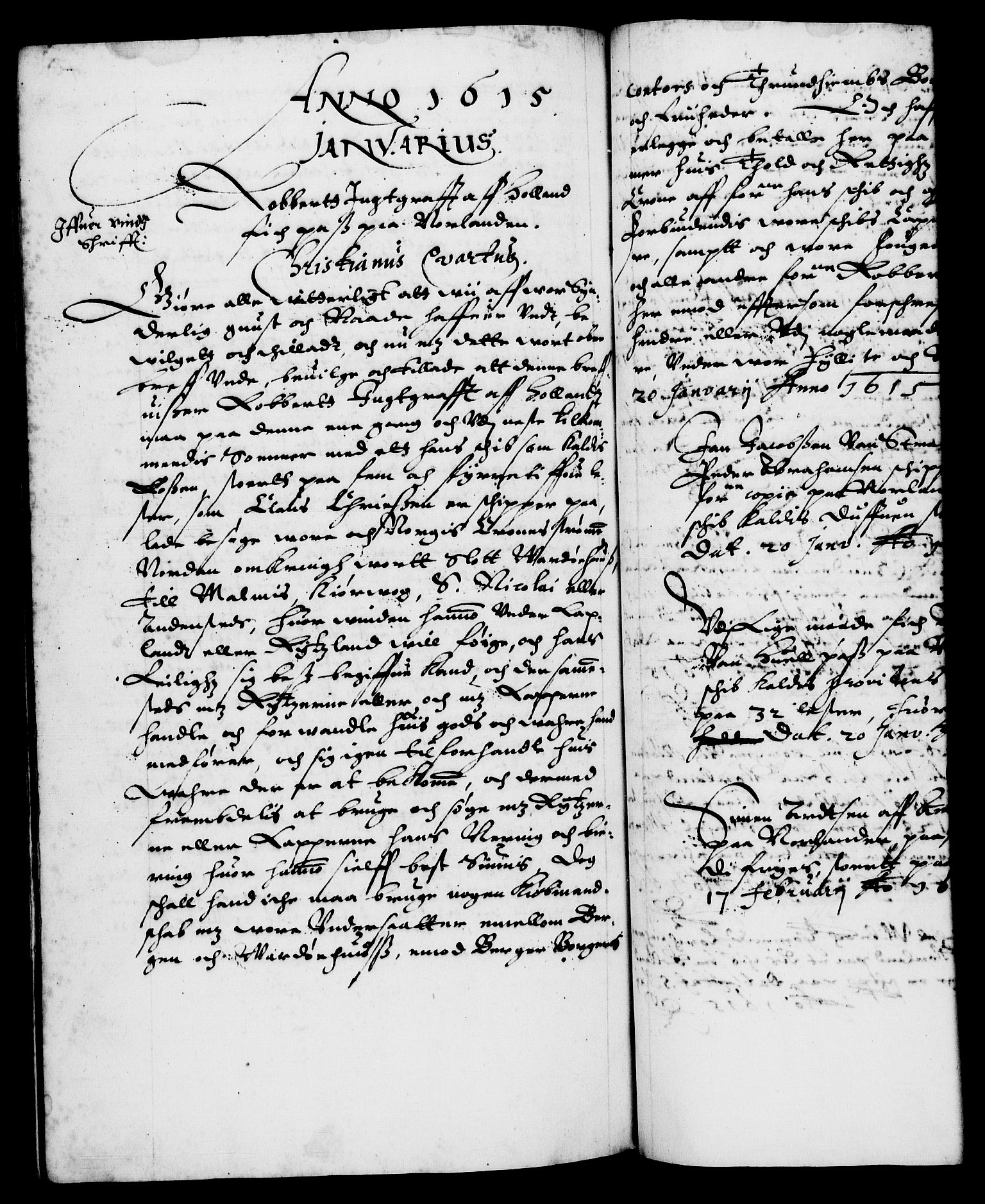 Danske Kanselli 1572-1799, AV/RA-EA-3023/F/Fc/Fca/Fcaa/L0003: Norske registre (mikrofilm), 1596-1616, p. 468b