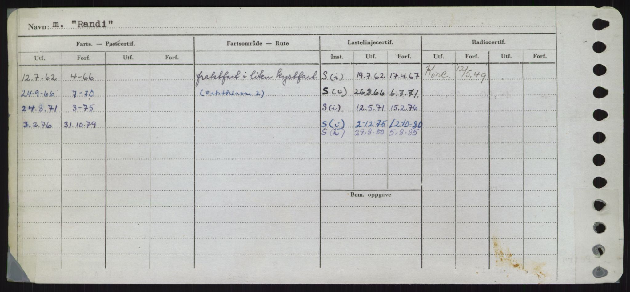 Sjøfartsdirektoratet med forløpere, Skipsmålingen, AV/RA-S-1627/H/Hd/L0030: Fartøy, Q-Riv, p. 174